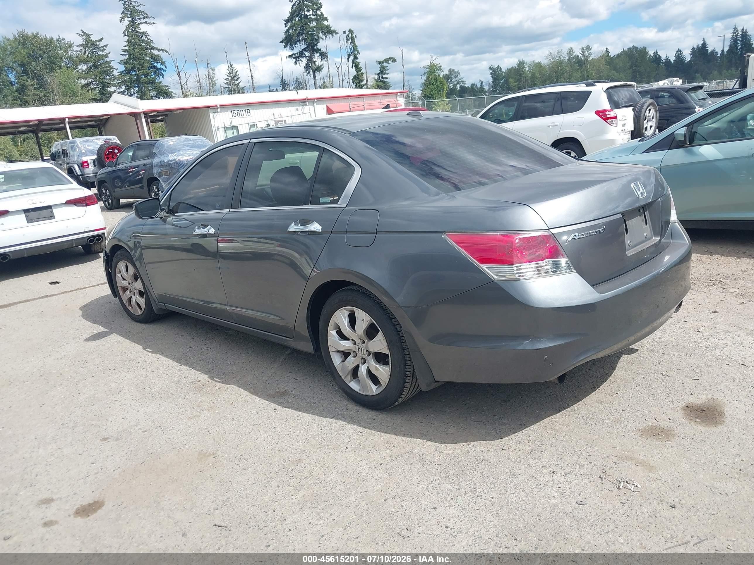 2008 Honda Accord 3.5 Ex-l Gray vin: 1HGCP36838A014733