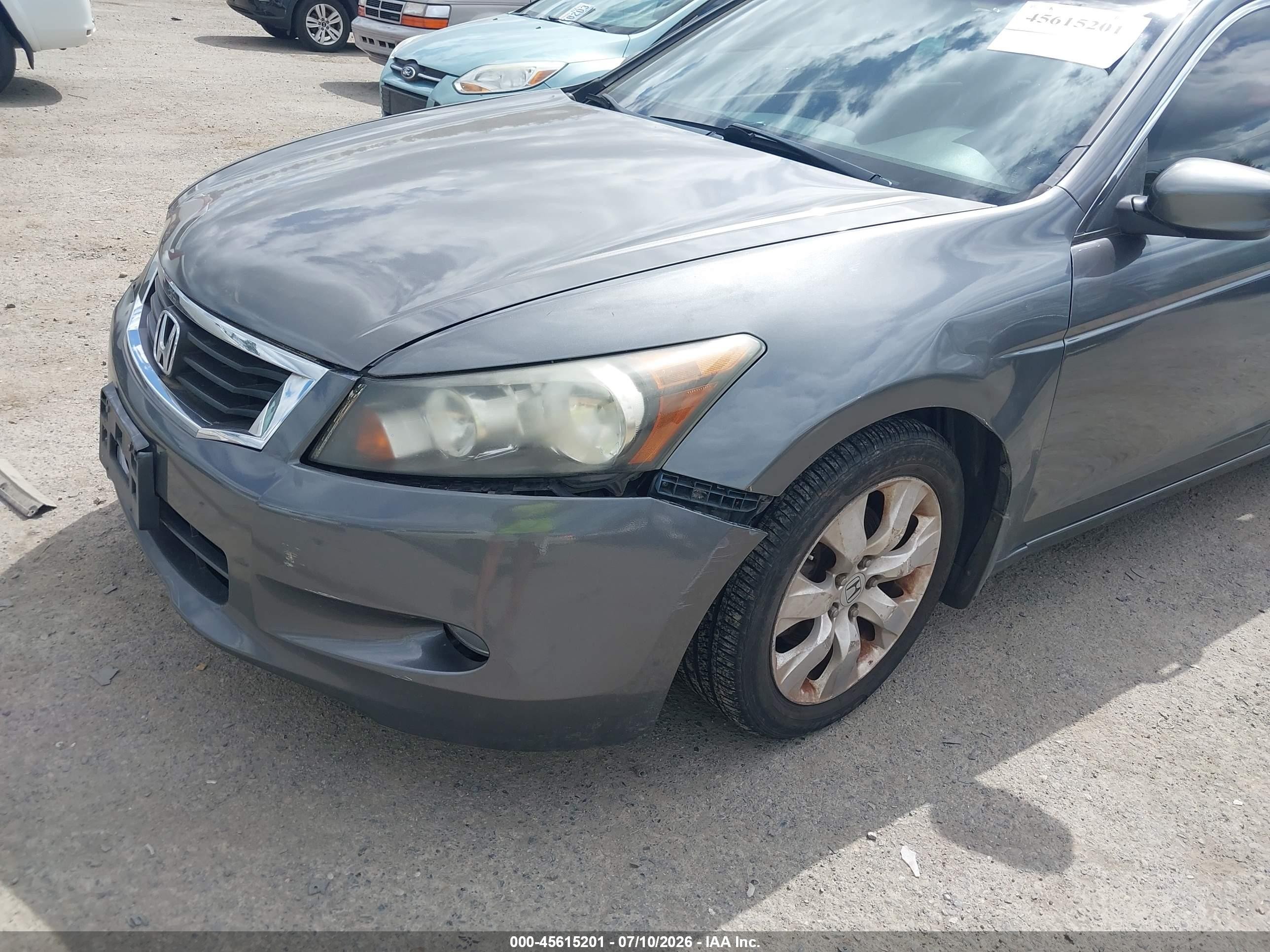 2008 Honda Accord 3.5 Ex-l Gray vin: 1HGCP36838A014733