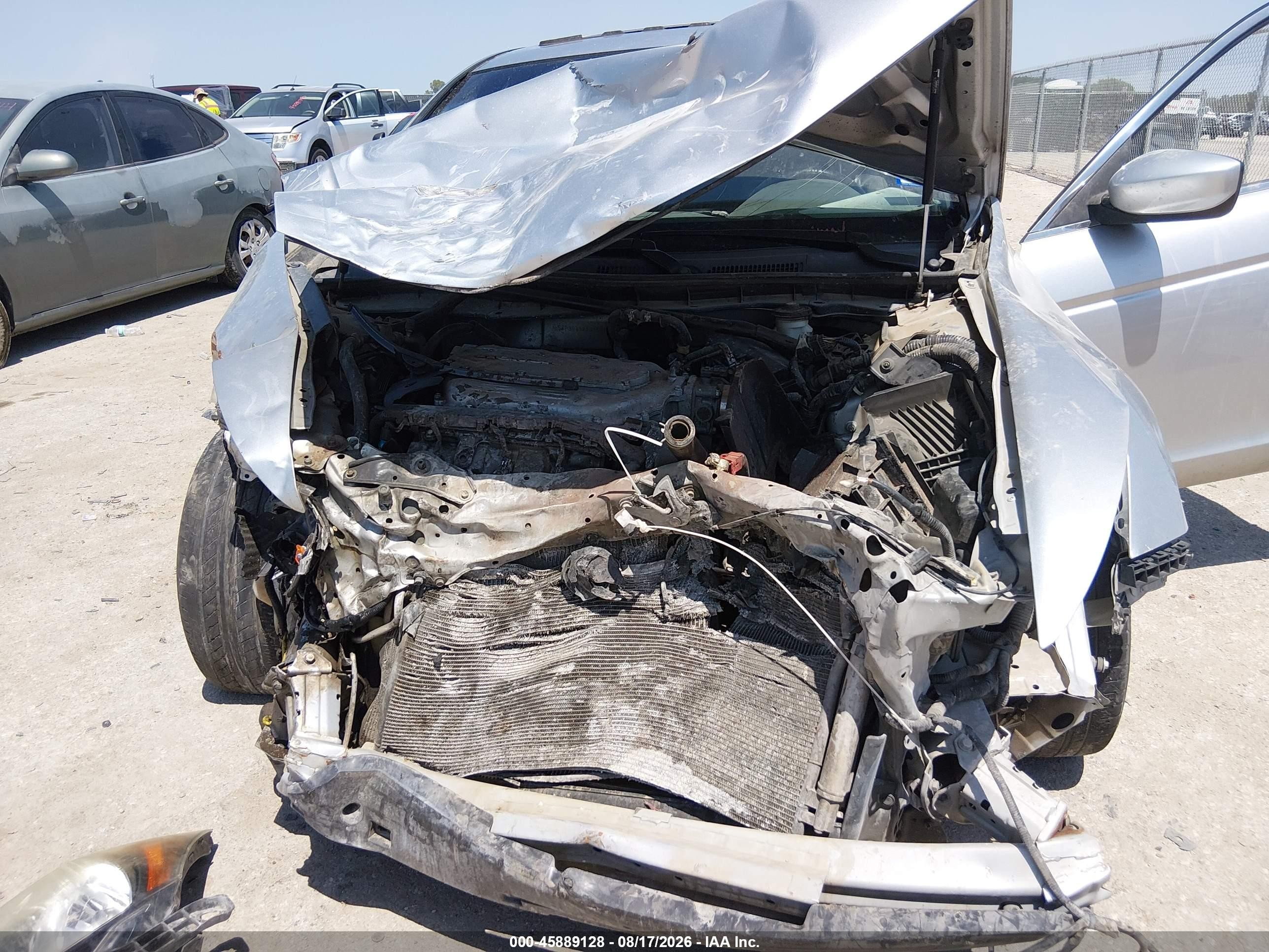 2008 Honda Accord 3.5 Ex-l Silver vin: 1HGCP36838A015056