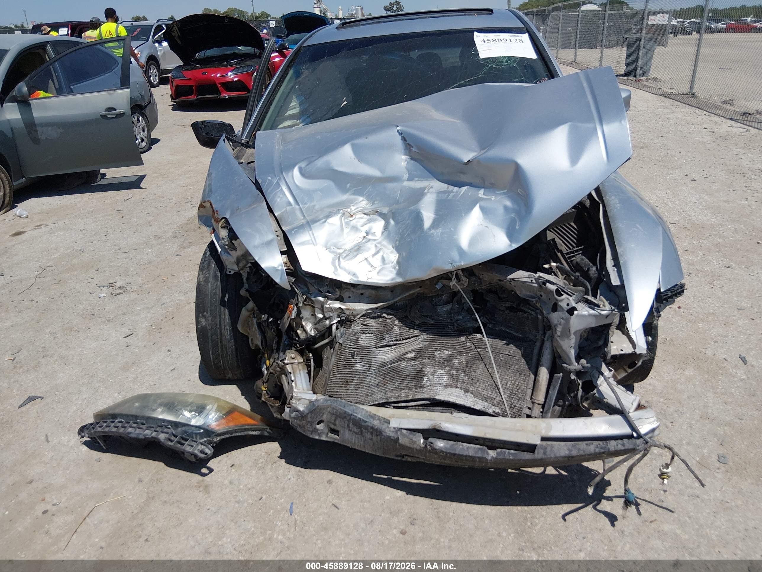 2008 Honda Accord 3.5 Ex-l Silver vin: 1HGCP36838A015056