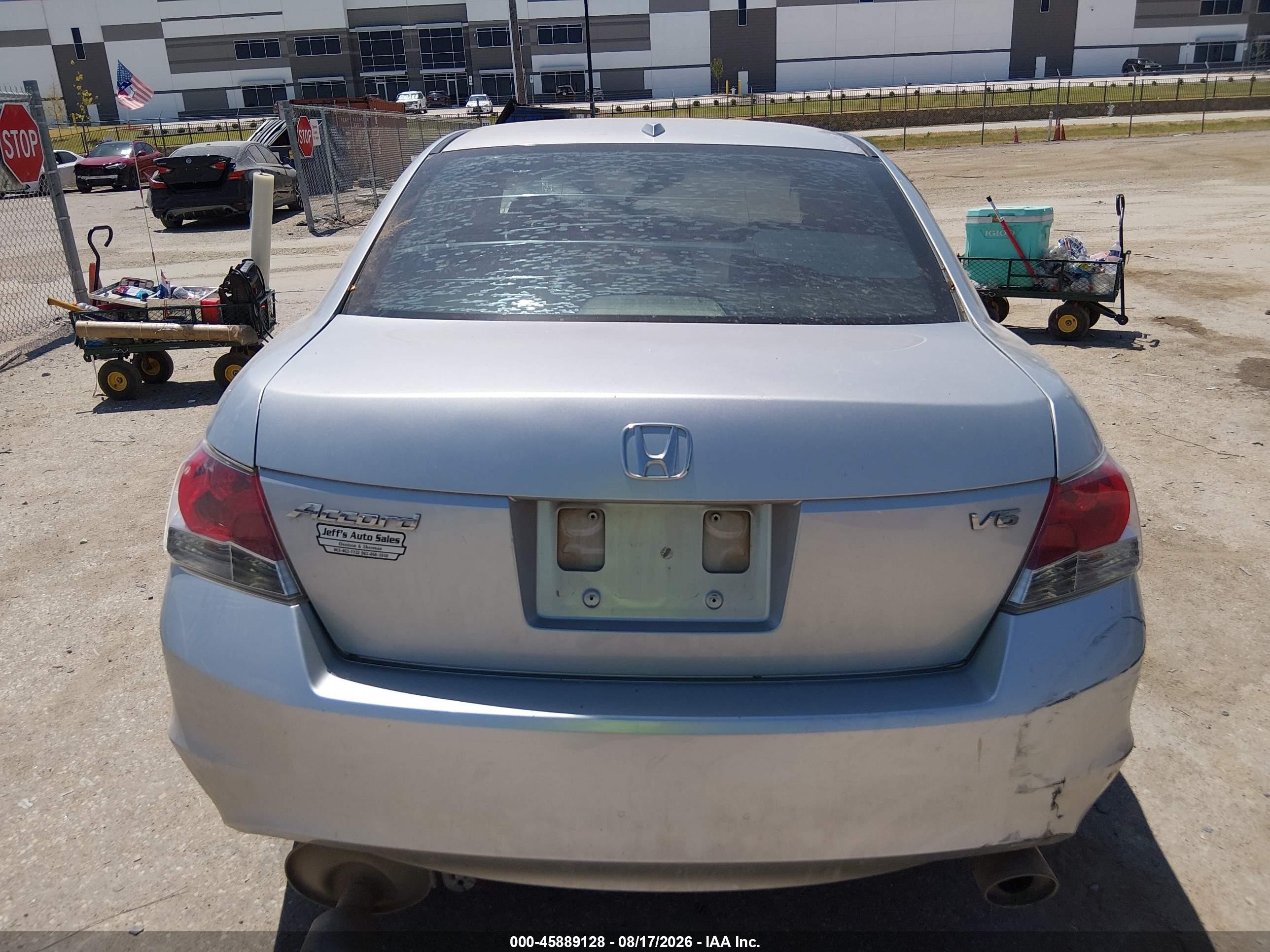 2008 Honda Accord 3.5 Ex-l Silver vin: 1HGCP36838A015056