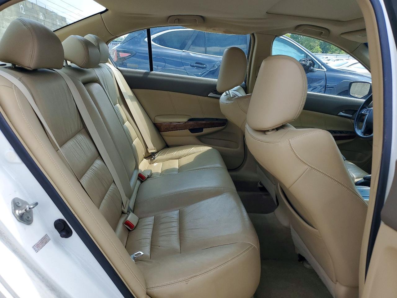 2008 Honda Accord Exl White vin: 1HGCP36838A018295