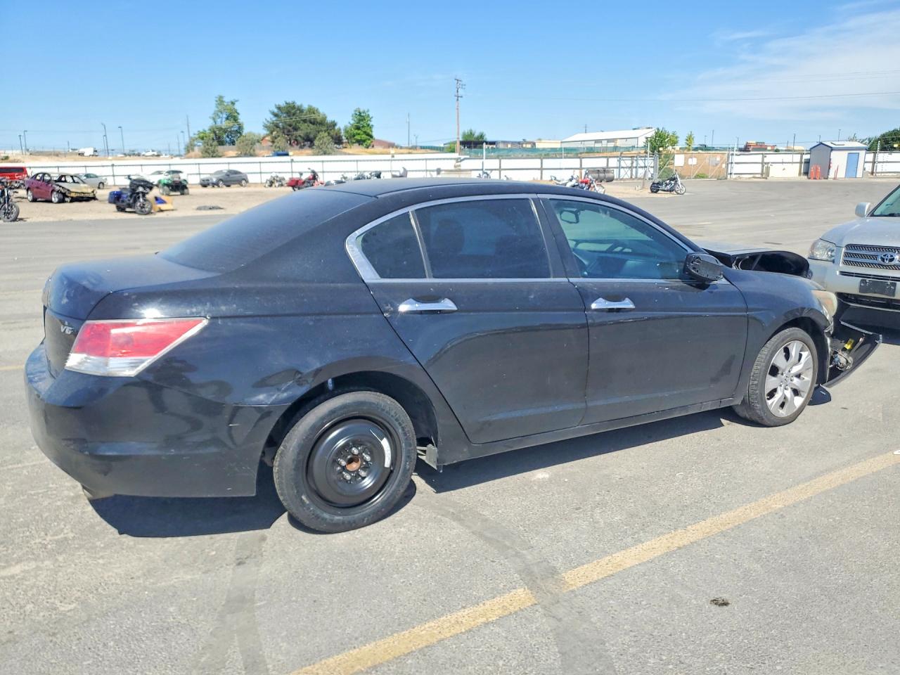 2008 Honda Accord Exl Black vin: 1HGCP36838A020578