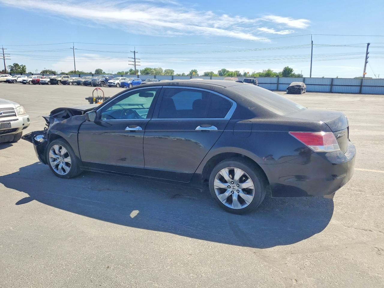 2008 Honda Accord Exl Black vin: 1HGCP36838A020578