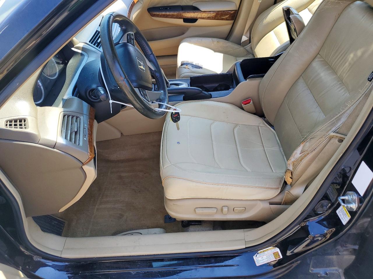 2008 Honda Accord Exl Black vin: 1HGCP36838A022198