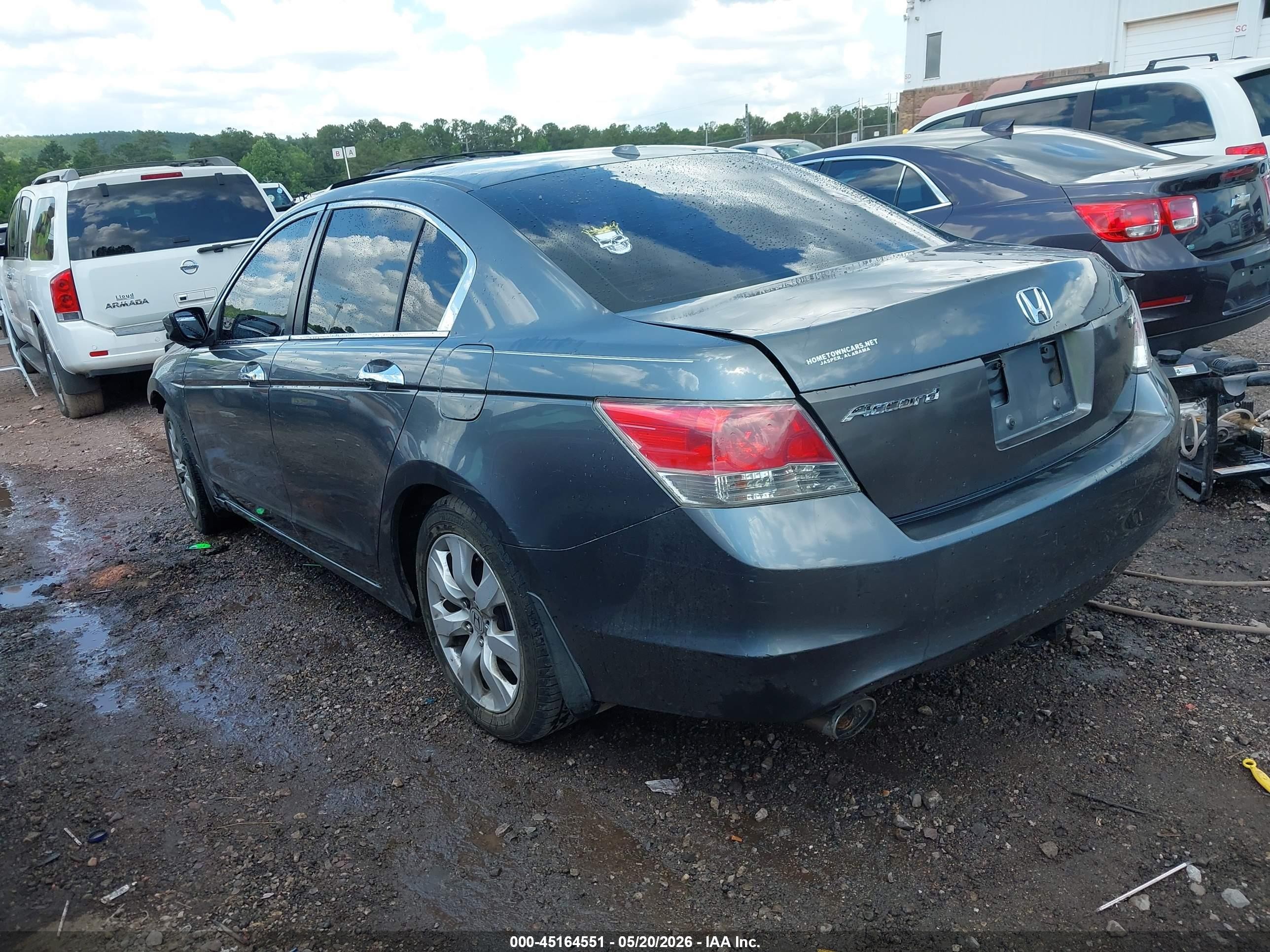 2008 Honda Accord 3.5 Ex-l Light Blue vin: 1HGCP36838A026560