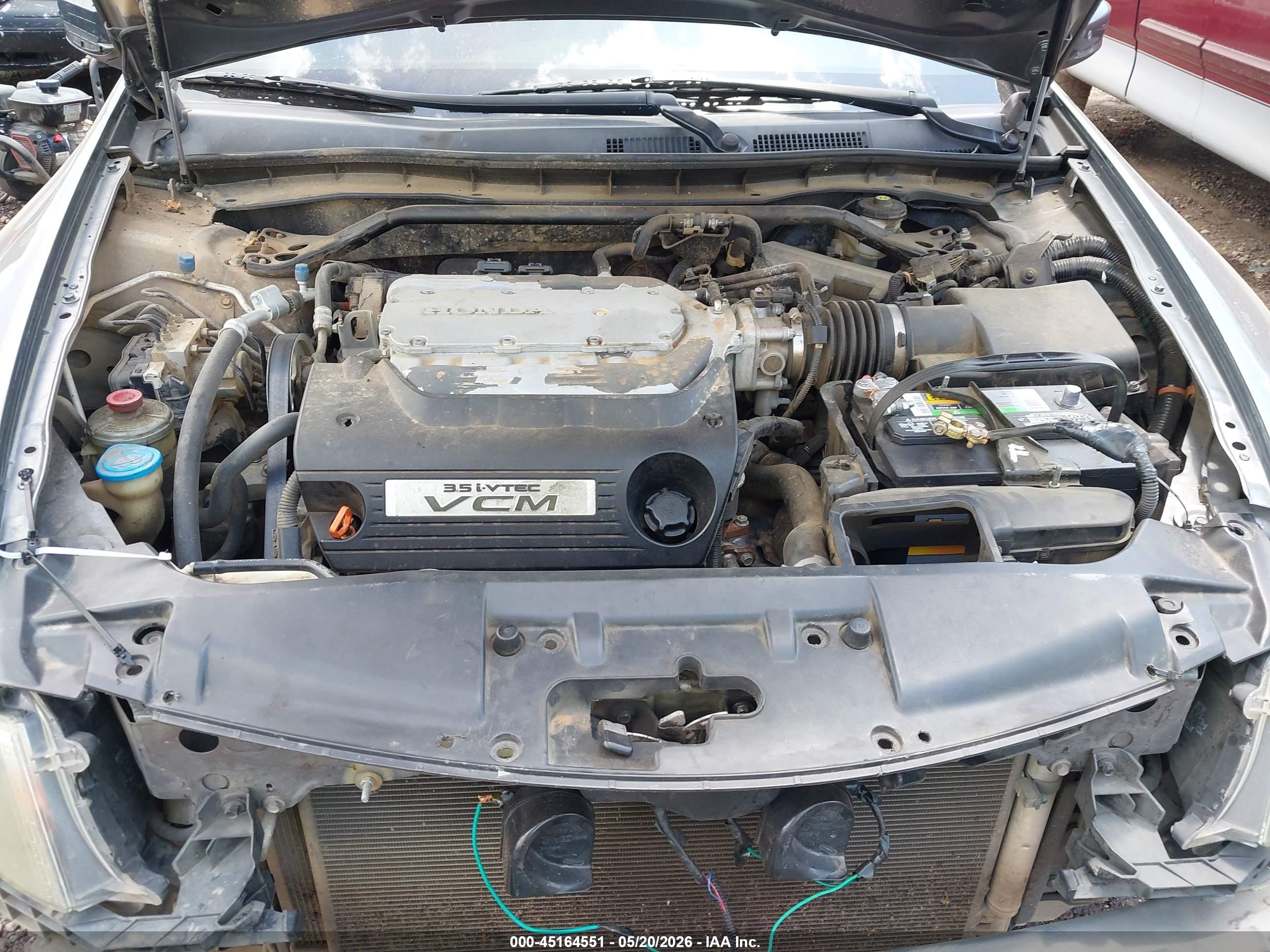 2008 Honda Accord 3.5 Ex-l Light Blue vin: 1HGCP36838A026560