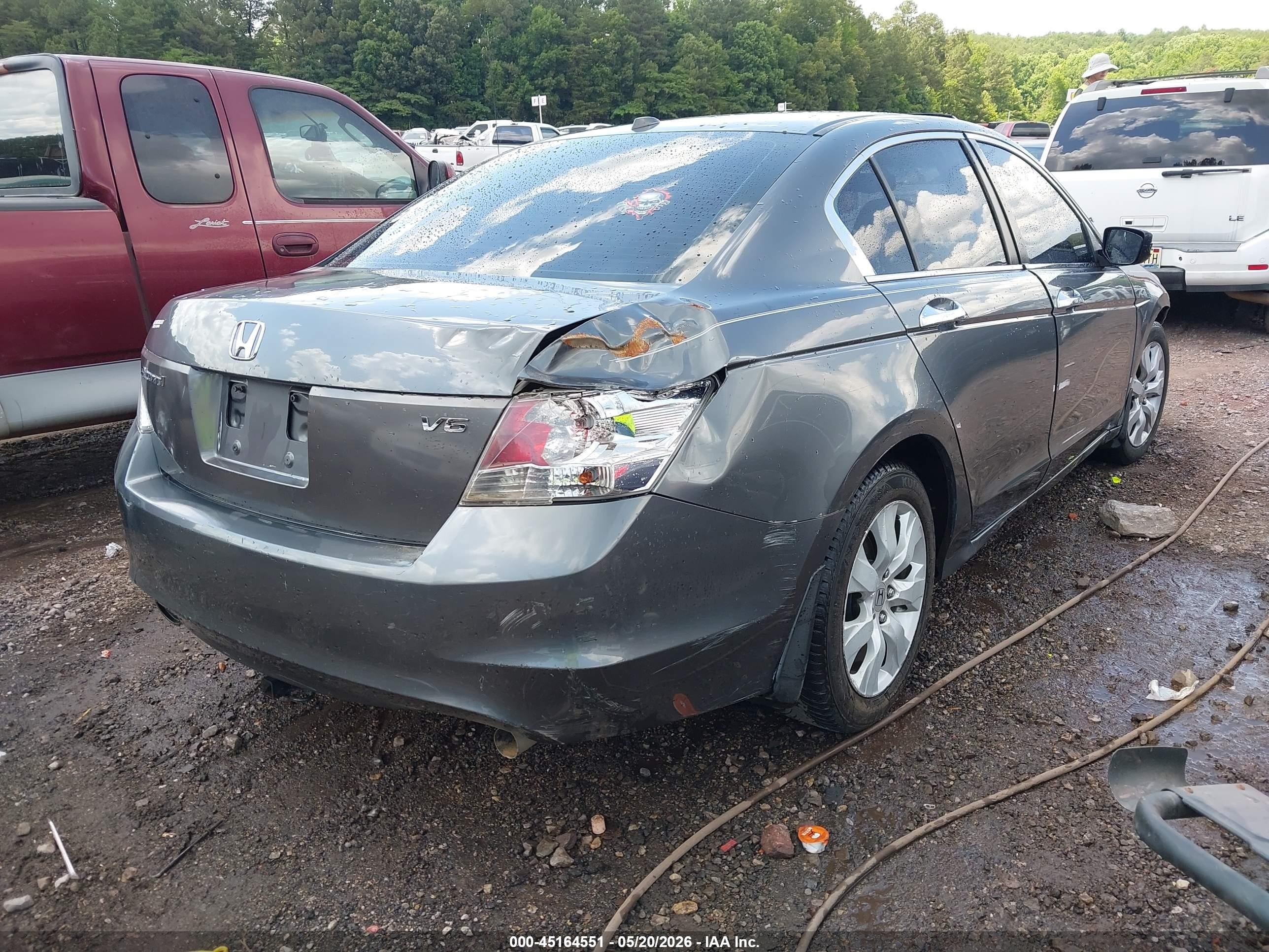 2008 Honda Accord 3.5 Ex-l Light Blue vin: 1HGCP36838A026560