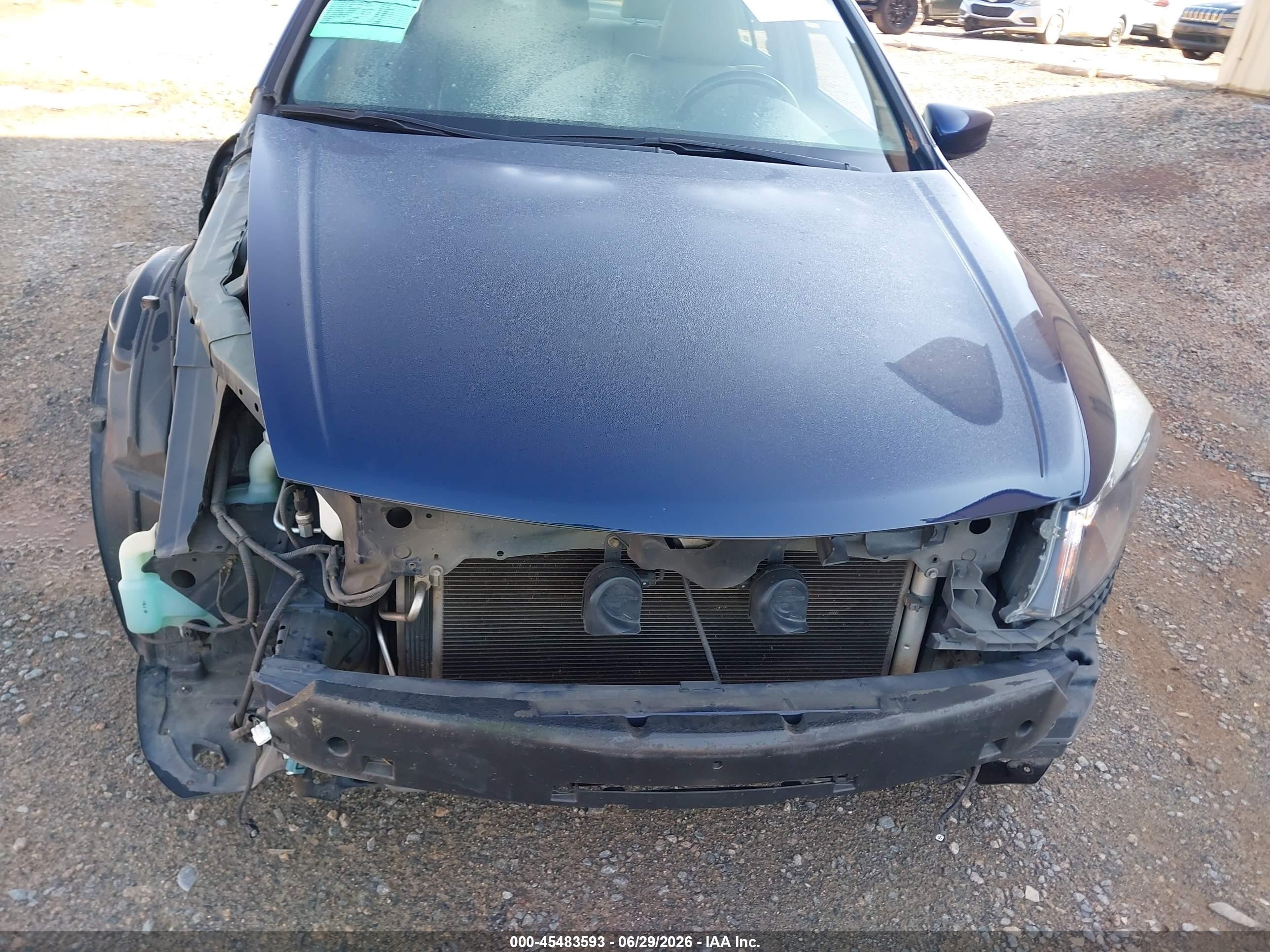 2008 Honda Accord 3.5 Ex-l Dark Blue vin: 1HGCP36838A032259