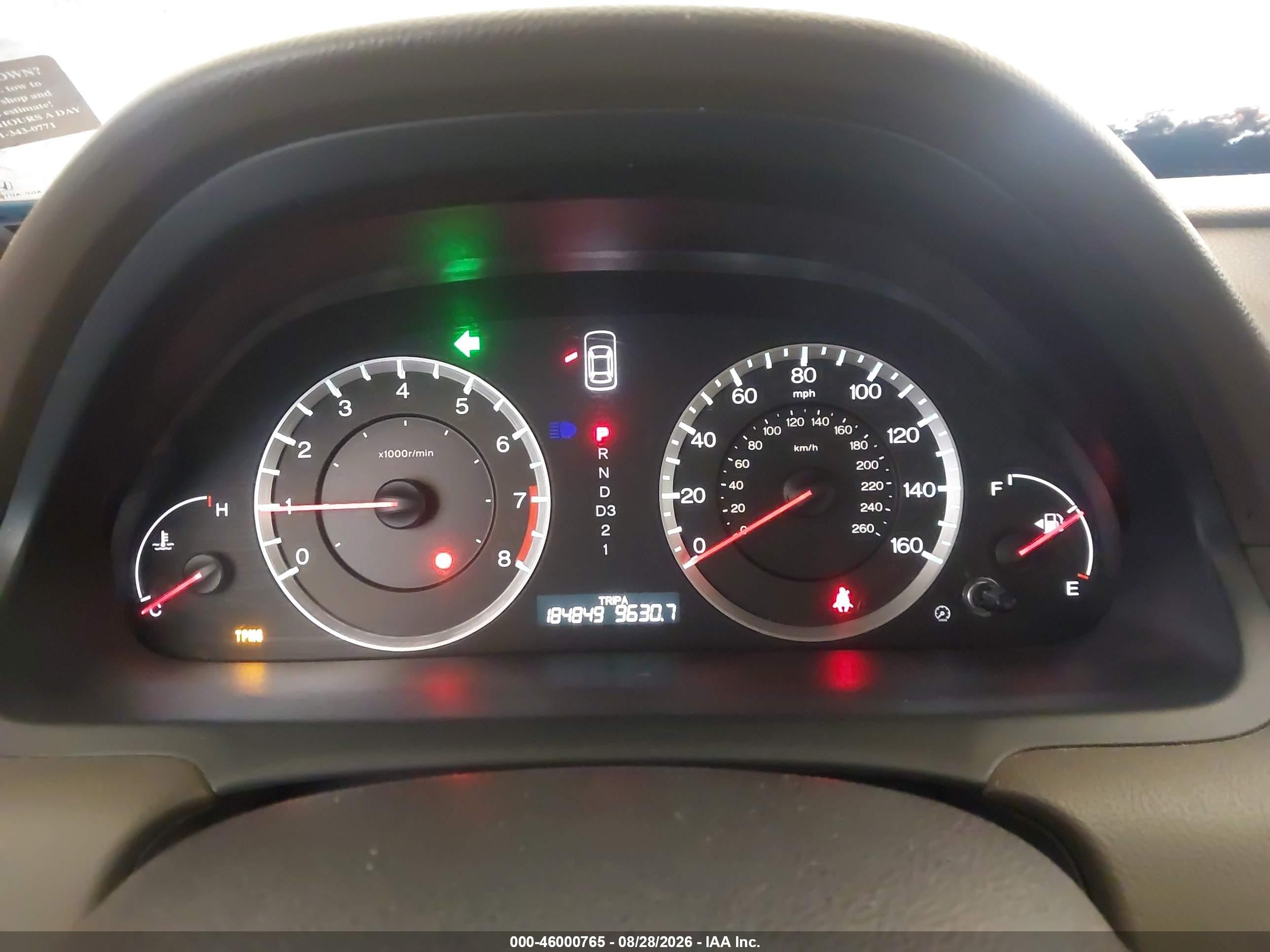 2008 Honda Accord 3.5 Ex-l White vin: 1HGCP36838A034786
