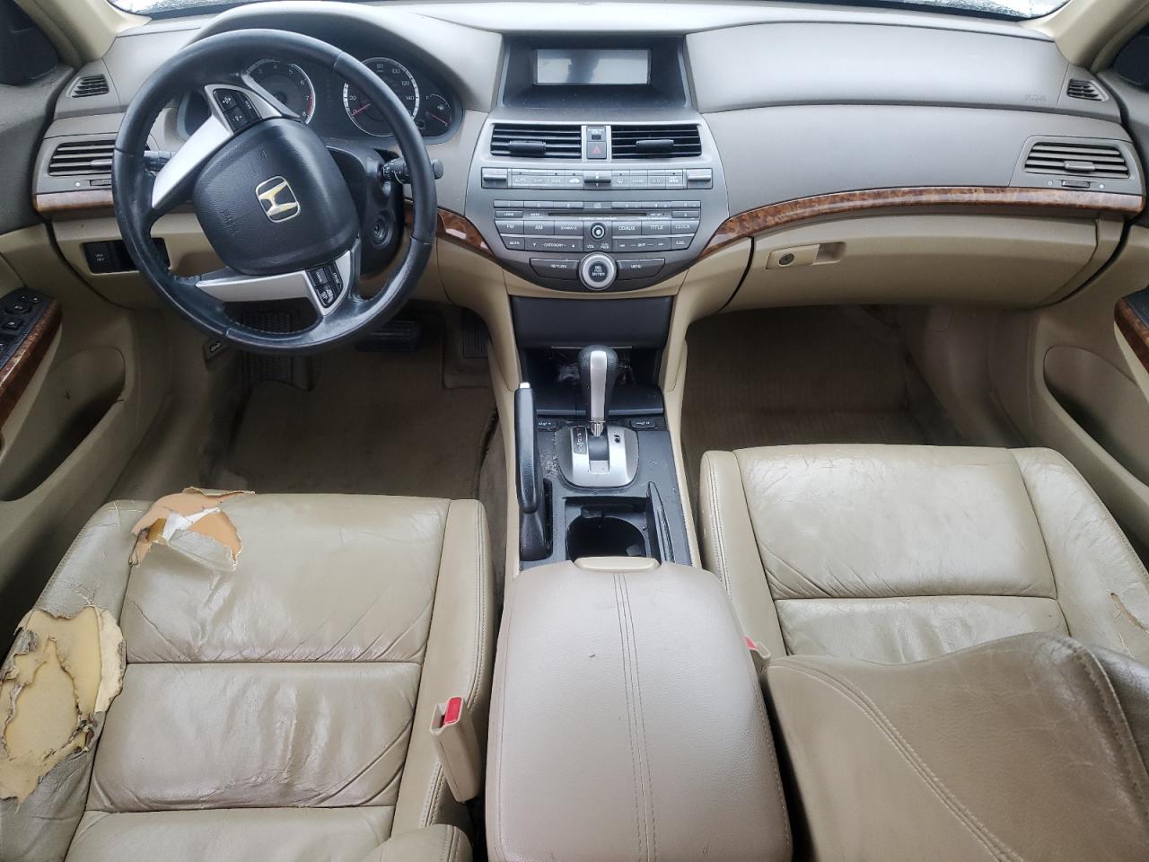 2008 Honda Accord Exl White vin: 1HGCP36838A041057
