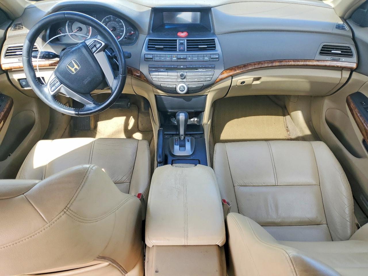 2008 Honda Accord Exl White vin: 1HGCP36838A058537