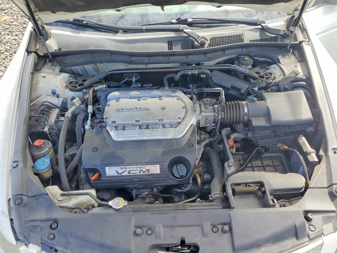 2008 Honda Accord Exl White vin: 1HGCP36838A058537