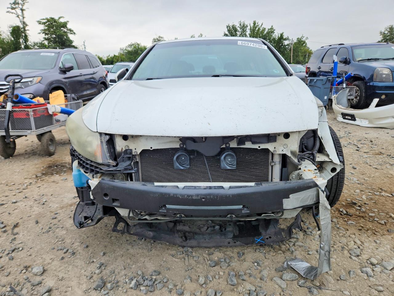 2008 Honda Accord Exl Белый vin: 1HGCP36838A068484
