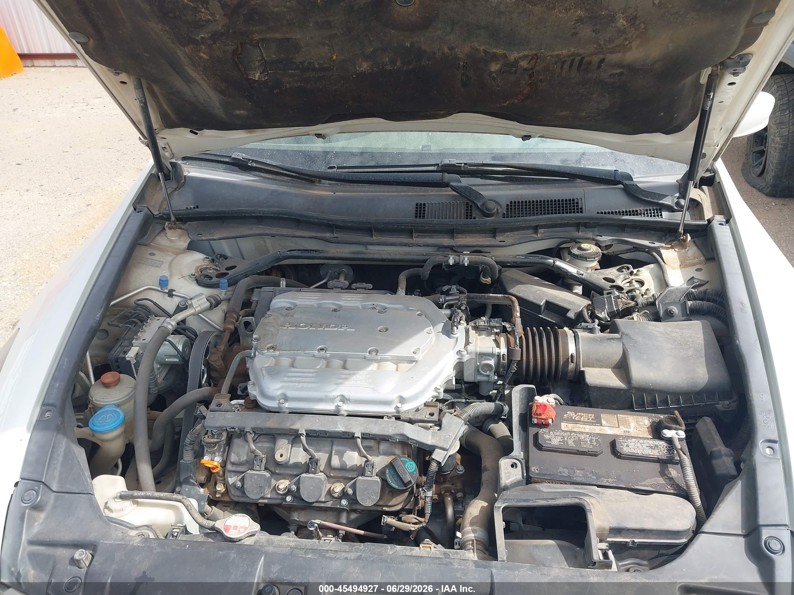 2008 Honda Accord 3.5 Ex-l White vin: 1HGCP36838A070932