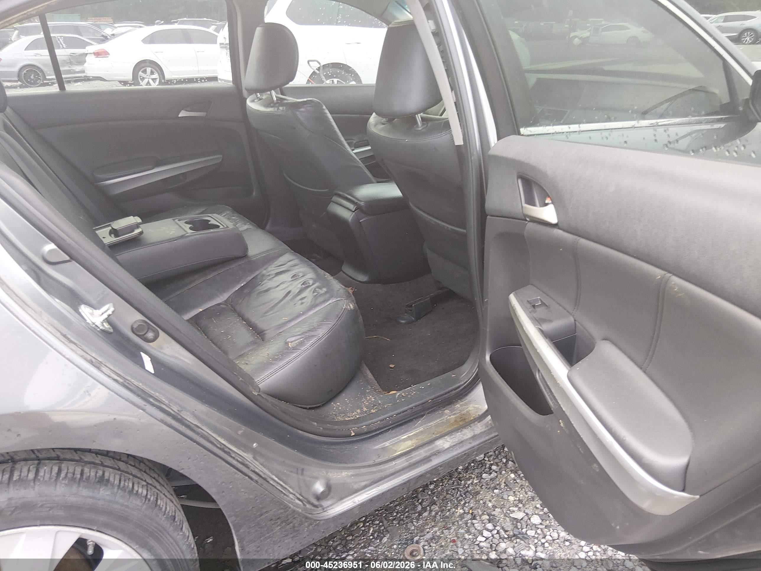 2008 Honda Accord 3.5 Ex-l Gray vin: 1HGCP36838A073328