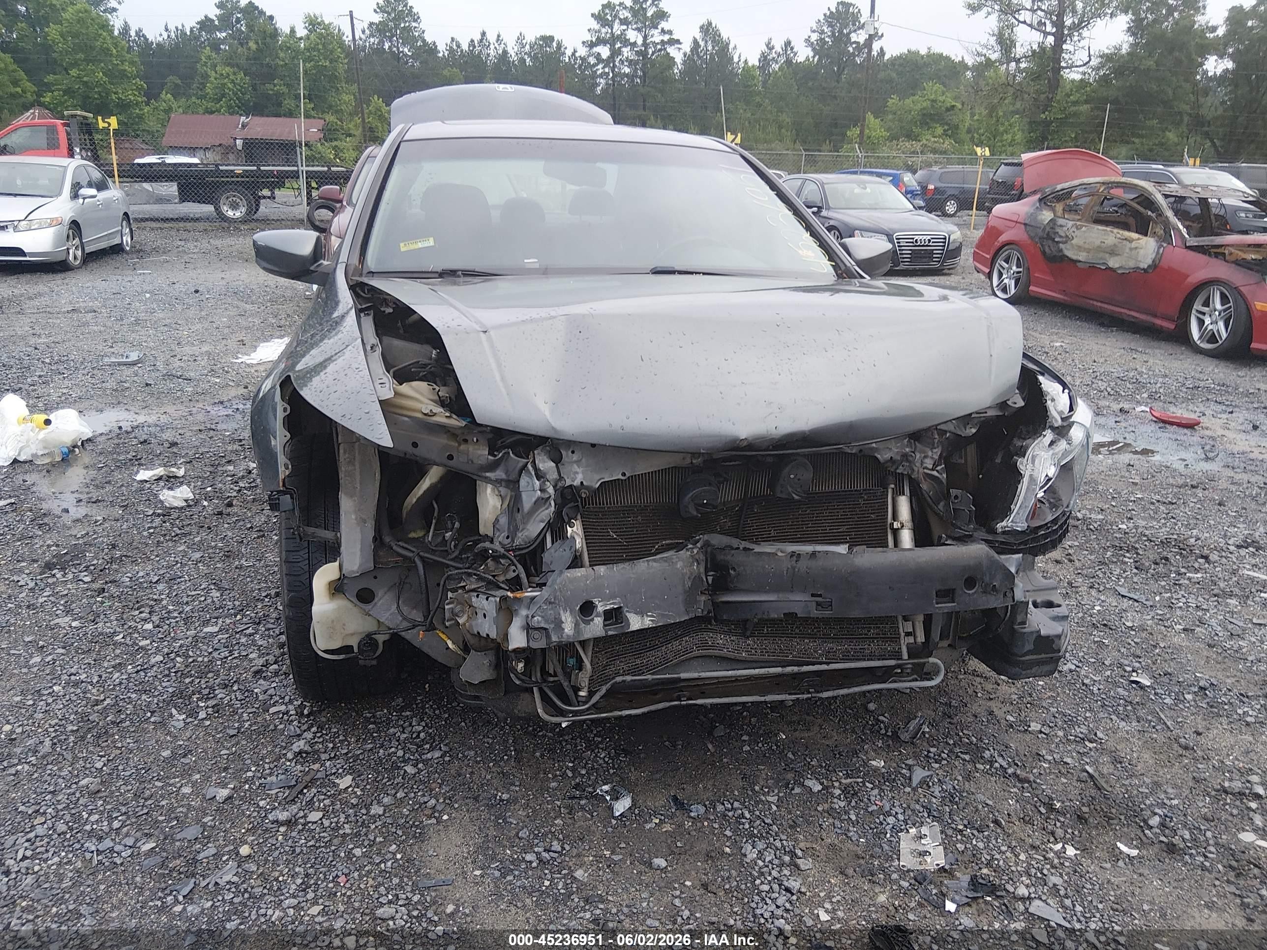 2008 Honda Accord 3.5 Ex-l Gray vin: 1HGCP36838A073328