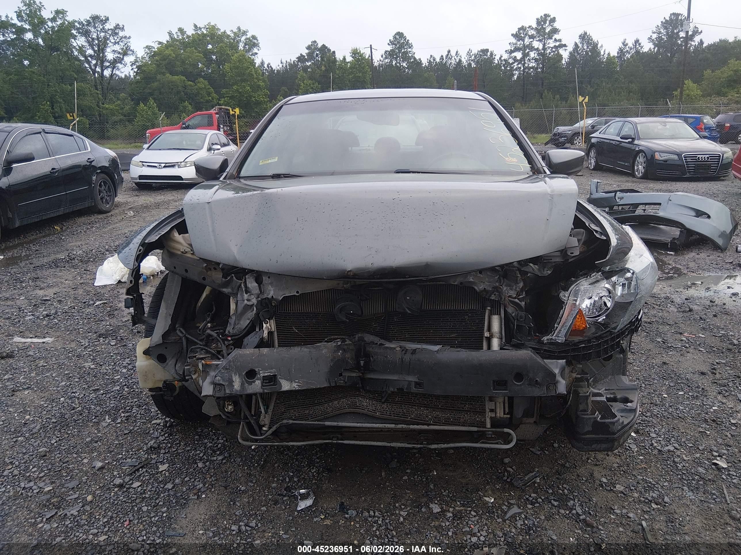 2008 Honda Accord 3.5 Ex-l Gray vin: 1HGCP36838A073328