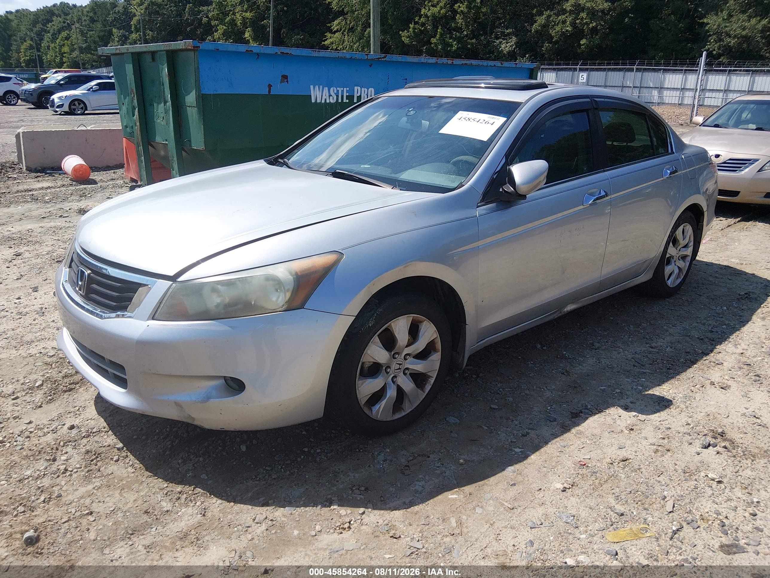 2008 Honda Accord 3.5 Ex-l Silver vin: 1HGCP36838A078335