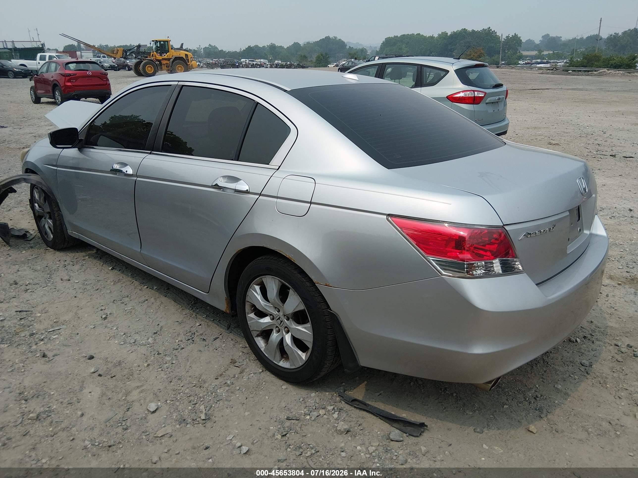 2008 Honda Accord 3.5 Ex-l Gray vin: 1HGCP36838A082997