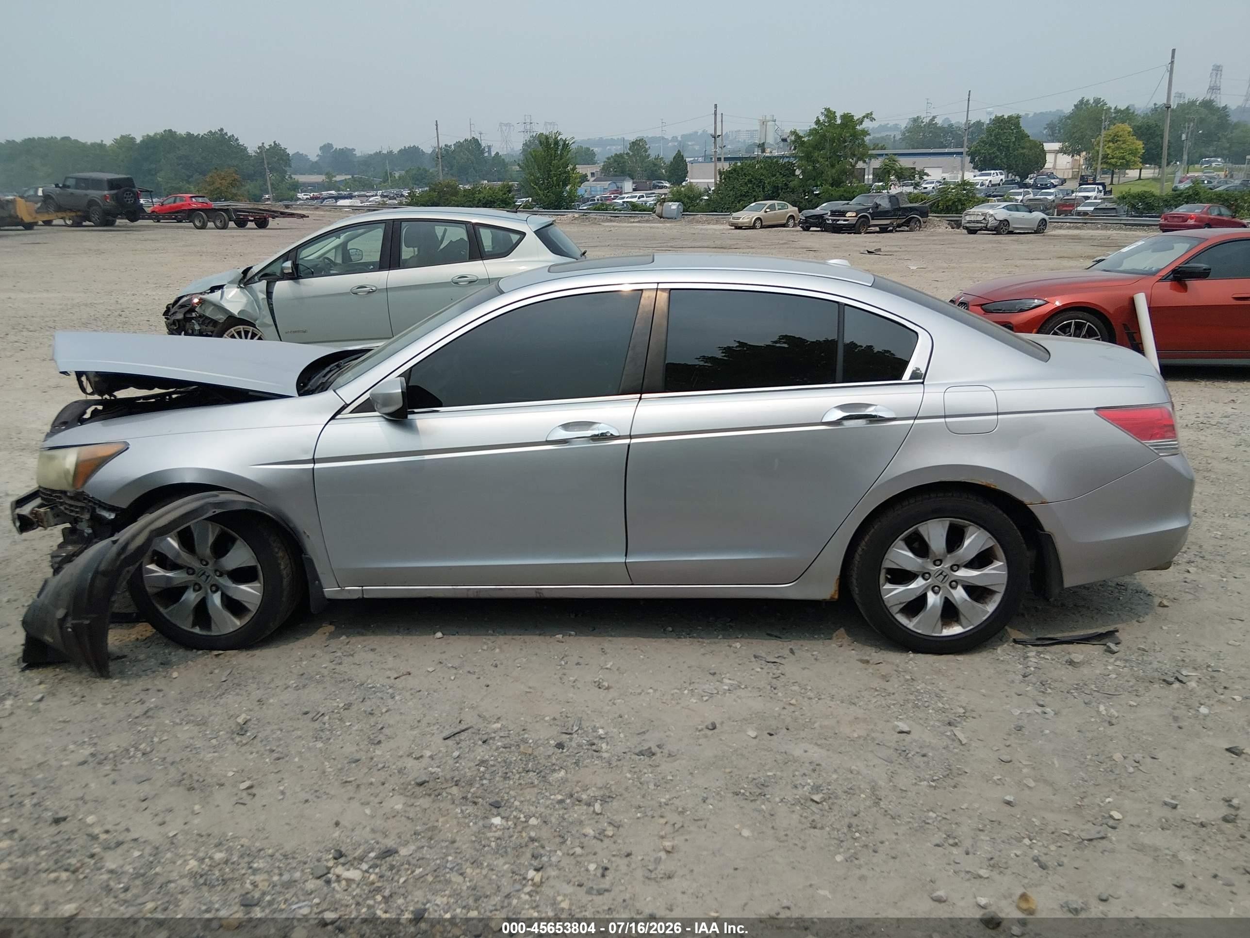 2008 Honda Accord 3.5 Ex-l Gray vin: 1HGCP36838A082997