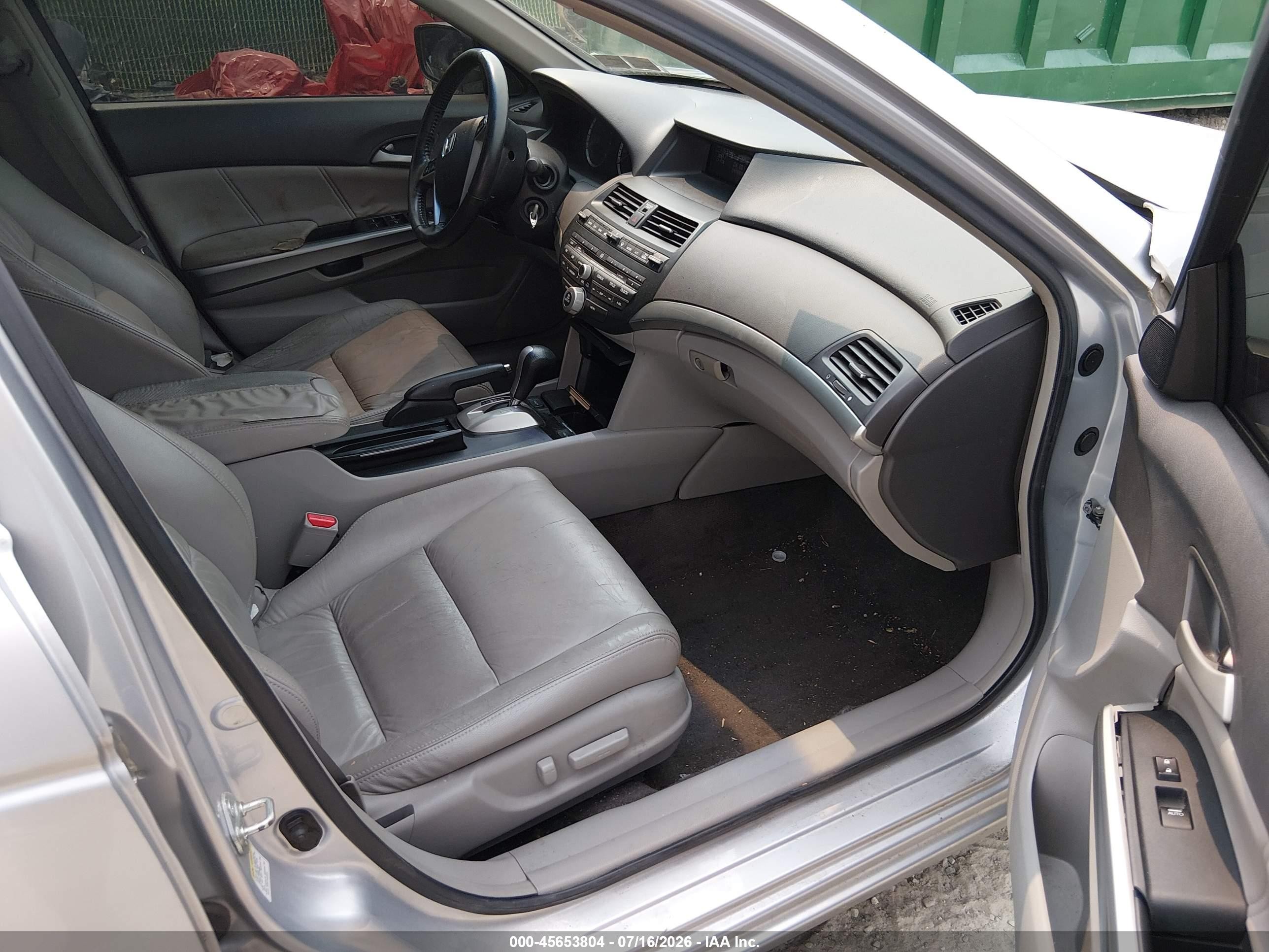 2008 Honda Accord 3.5 Ex-l Gray vin: 1HGCP36838A082997