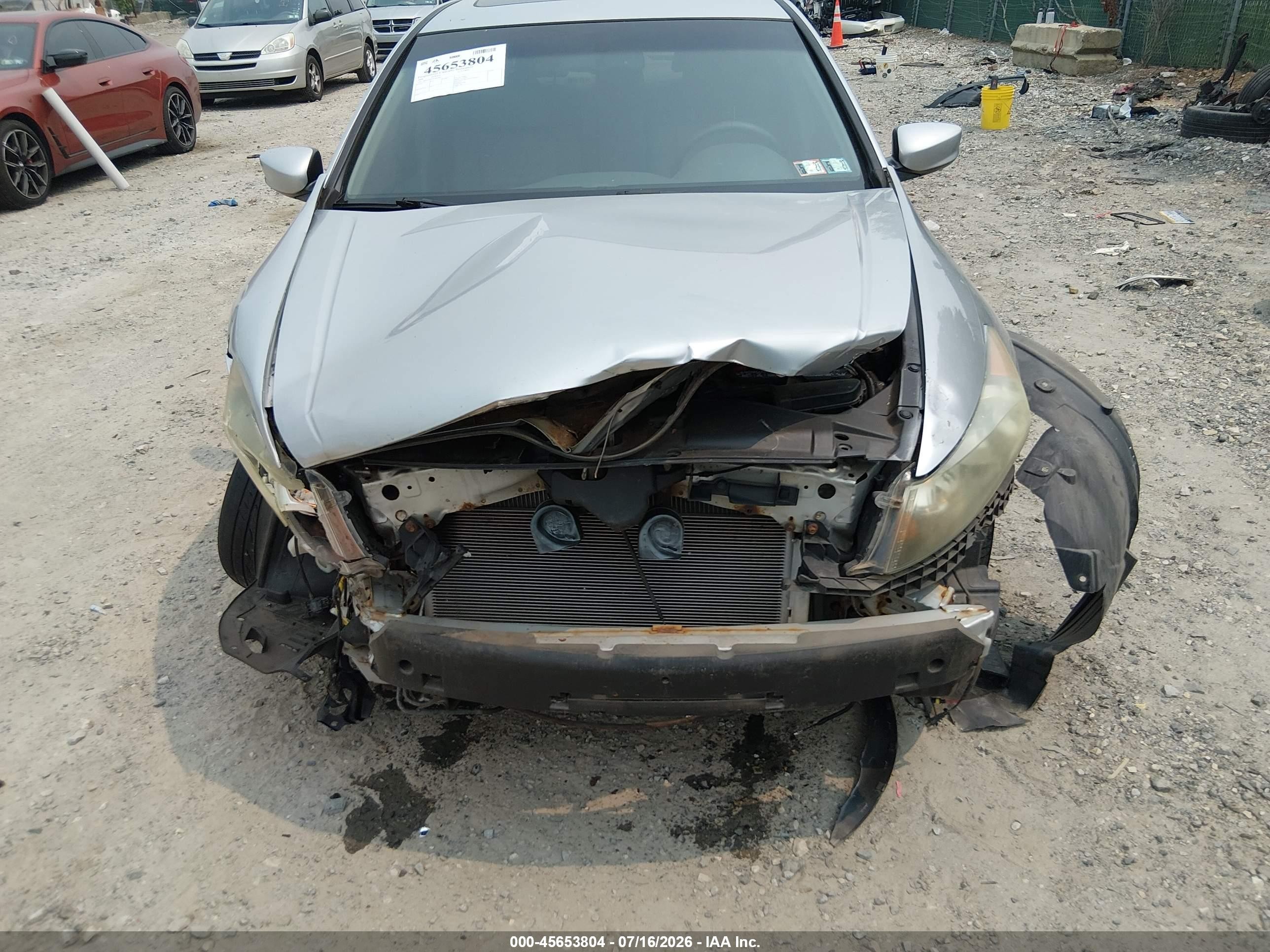 2008 Honda Accord 3.5 Ex-l Gray vin: 1HGCP36838A082997