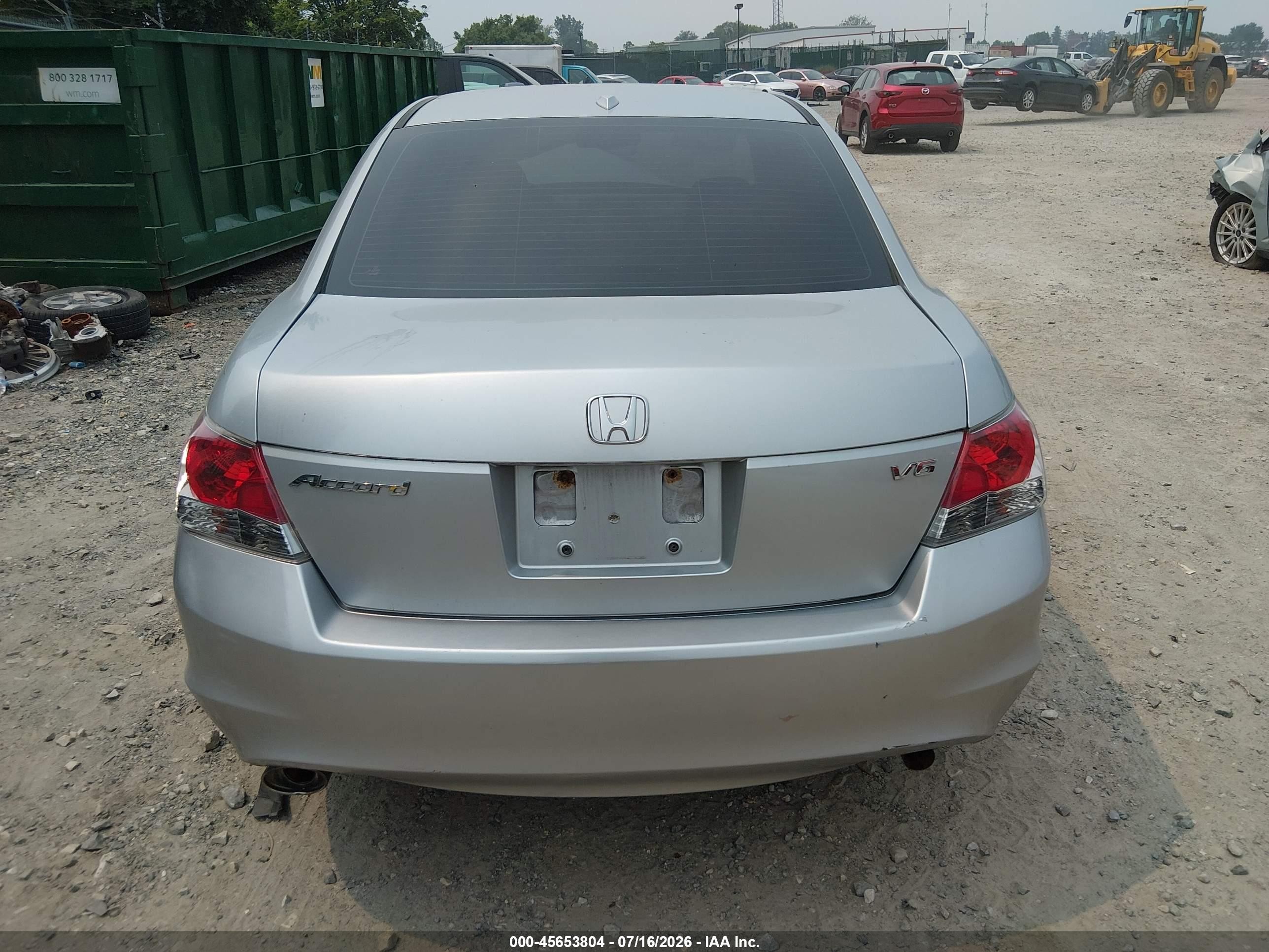 2008 Honda Accord 3.5 Ex-l Gray vin: 1HGCP36838A082997