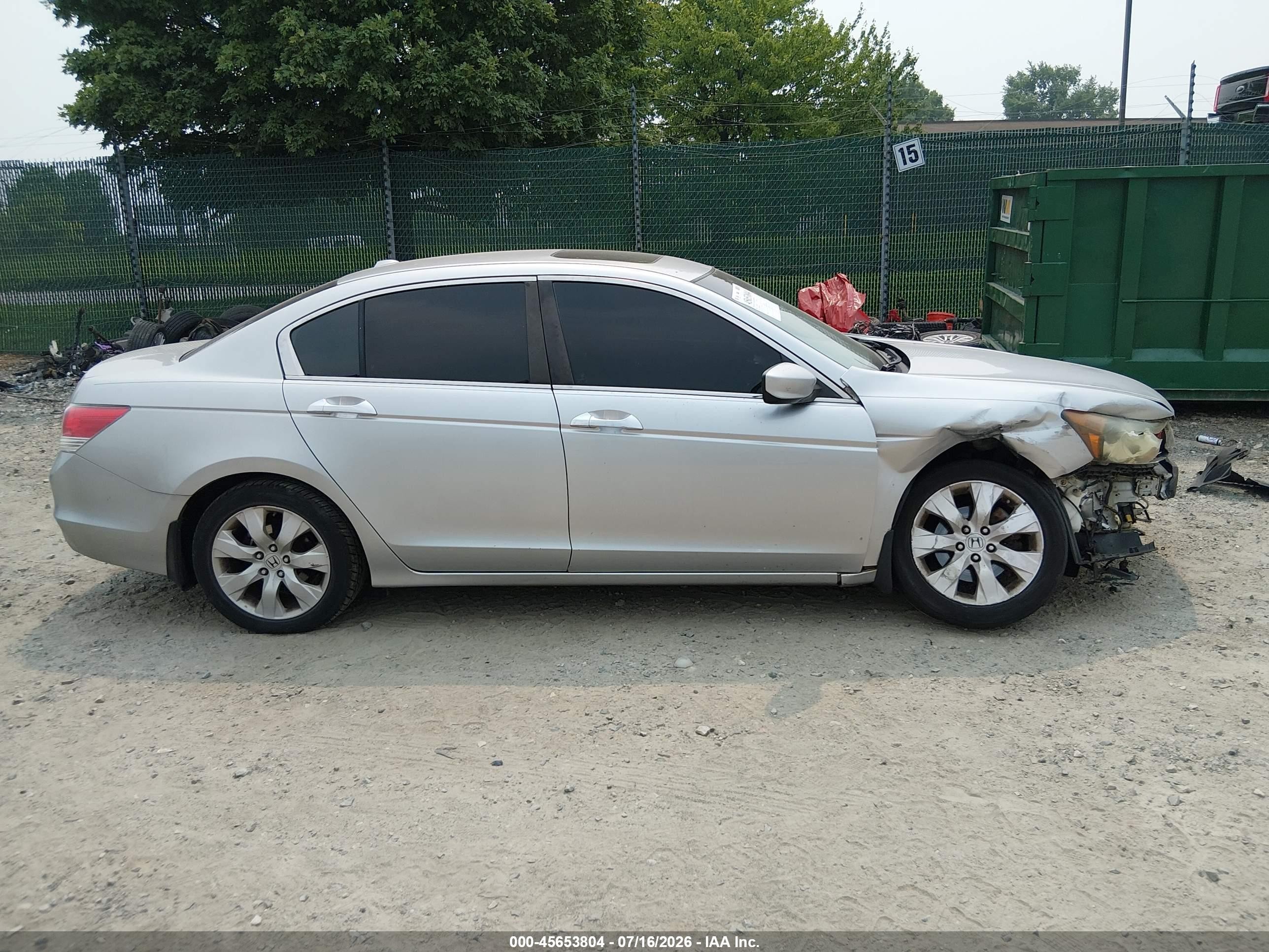 2008 Honda Accord 3.5 Ex-l Gray vin: 1HGCP36838A082997
