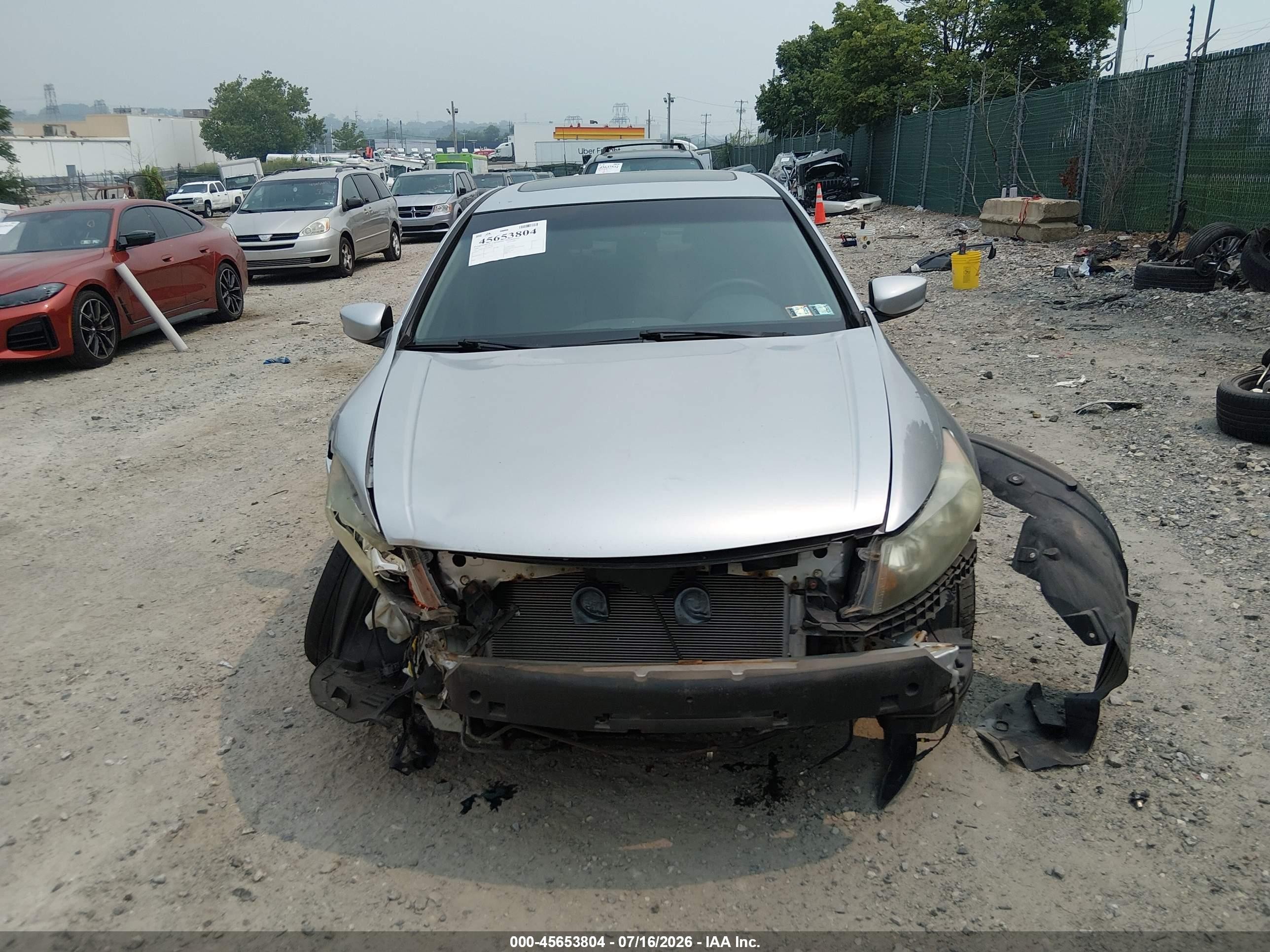 2008 Honda Accord 3.5 Ex-l Gray vin: 1HGCP36838A082997