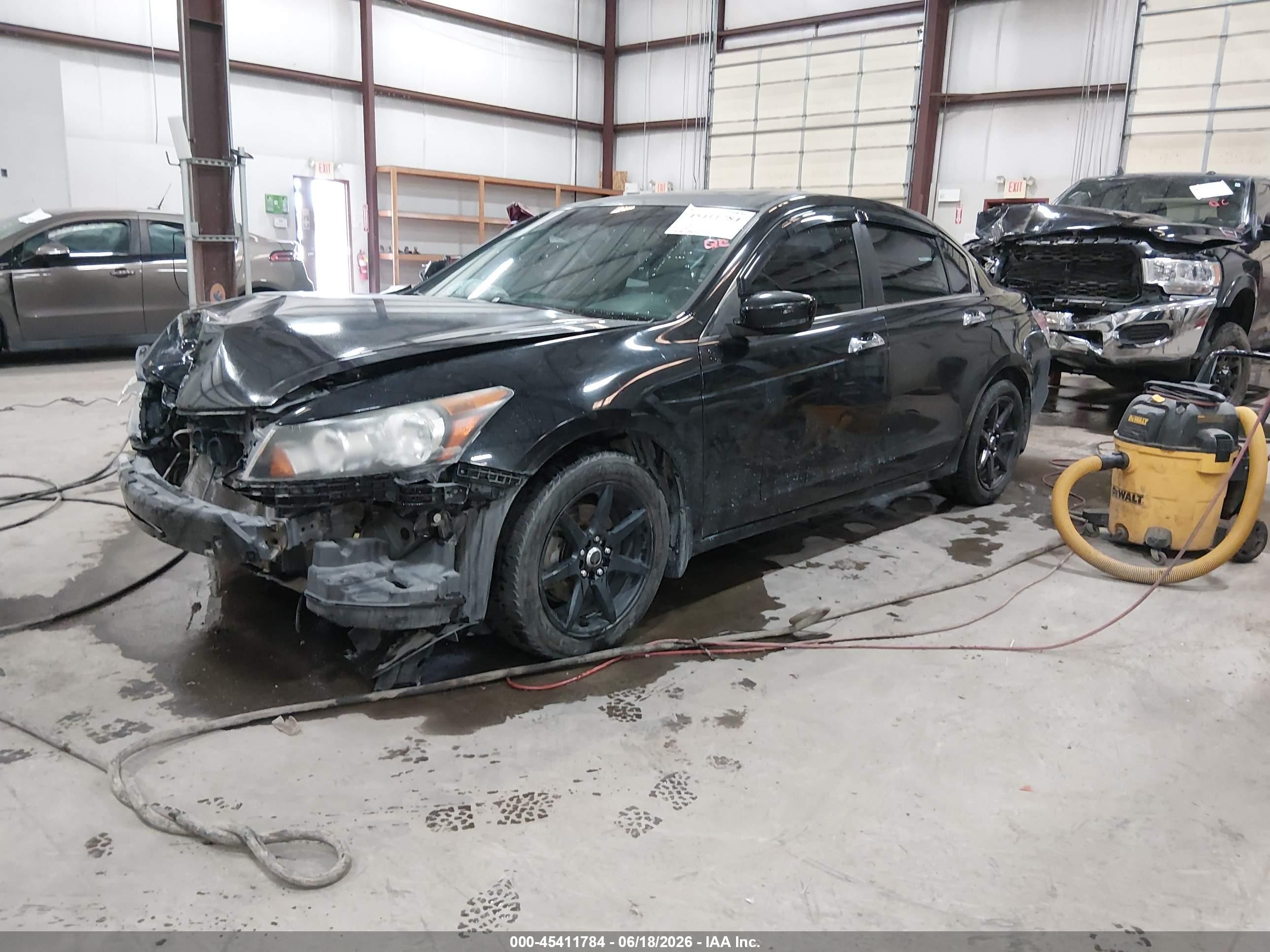 2008 Honda Accord 3.5 Ex-l Black vin: 1HGCP36838A085401