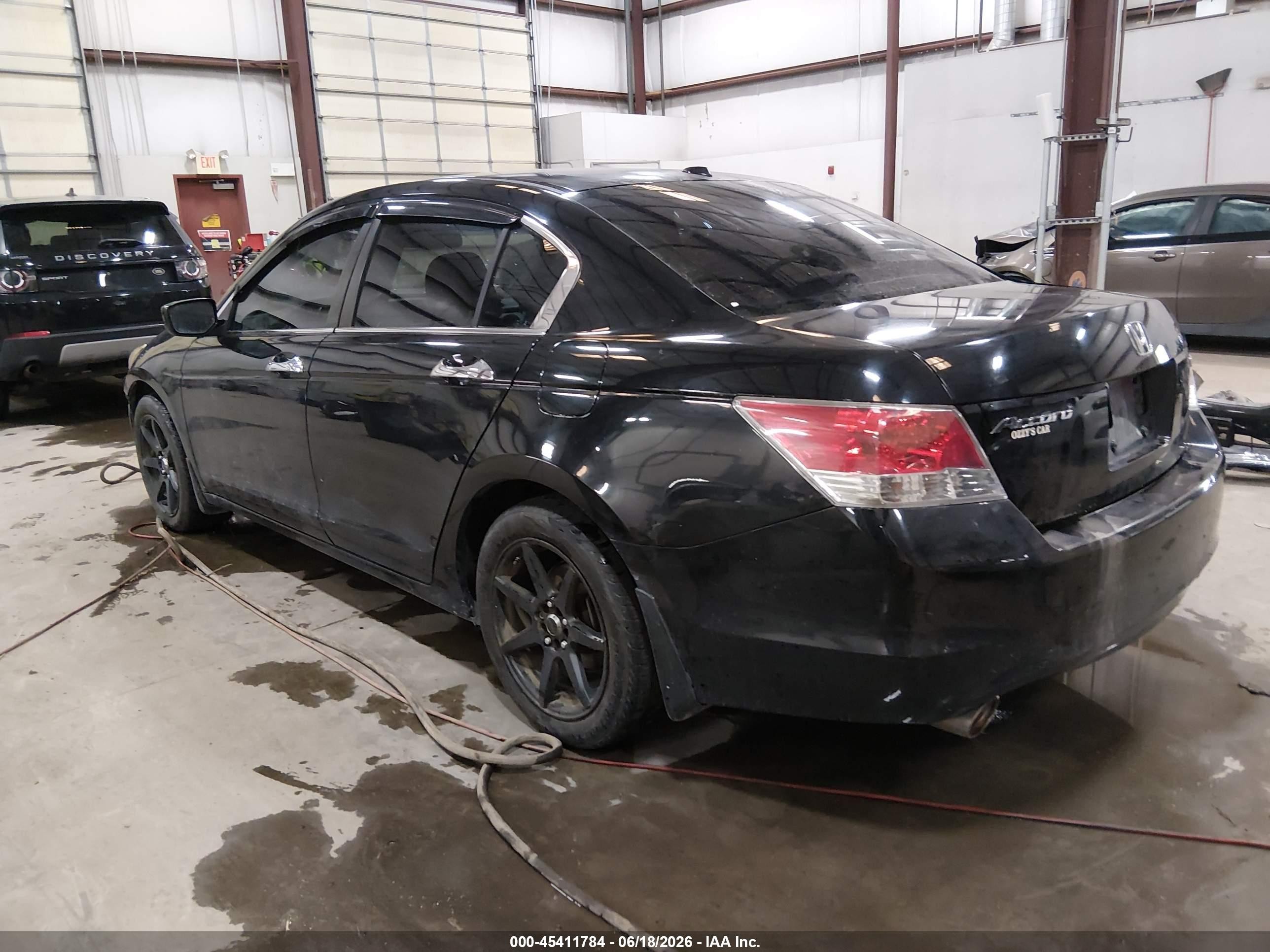 2008 Honda Accord 3.5 Ex-l Black vin: 1HGCP36838A085401