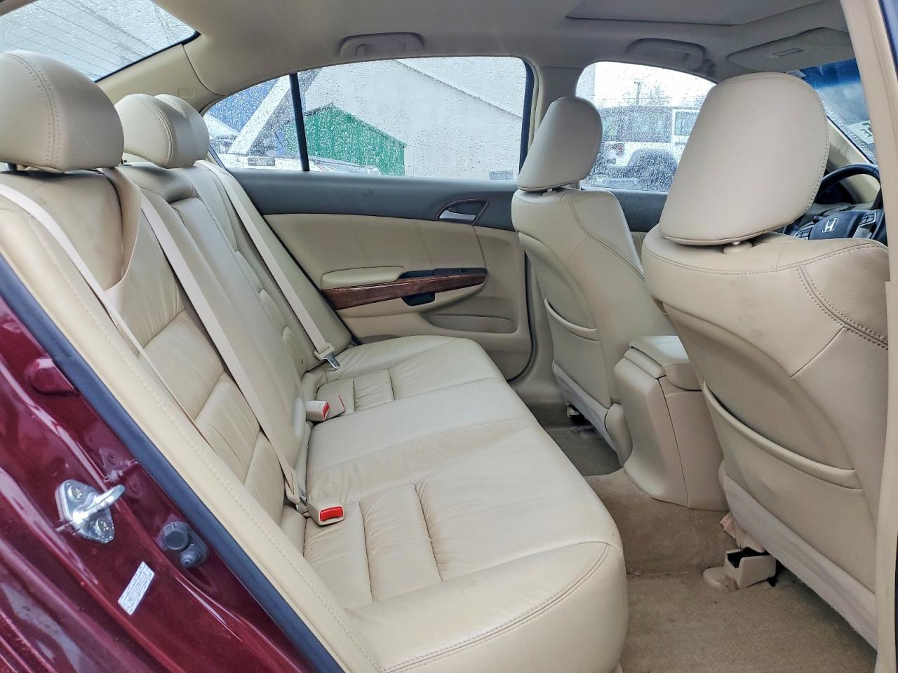2009 Honda Accord Exl Burgundy vin: 1HGCP36839A001658