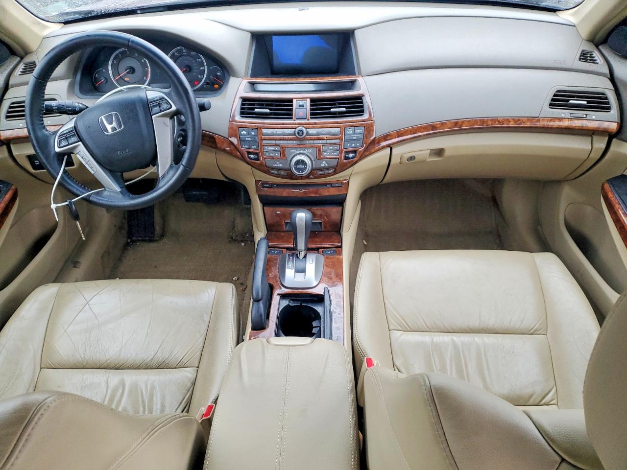 2009 Honda Accord Exl Burgundy vin: 1HGCP36839A001658