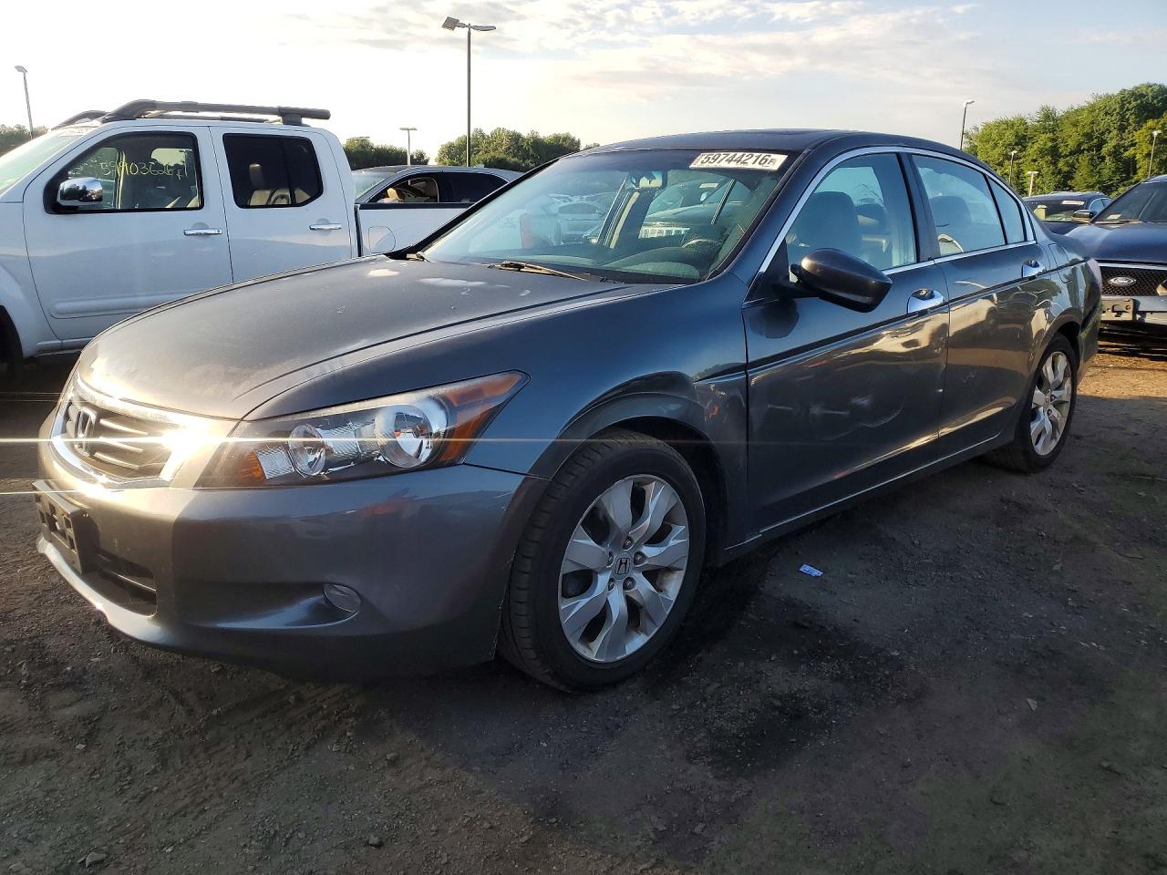 2009 Honda Accord Exl Серый vin: 1HGCP36839A009338