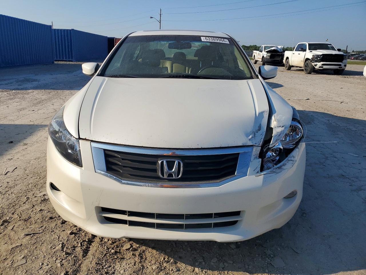 2009 Honda Accord Exl White vin: 1HGCP36839A011204