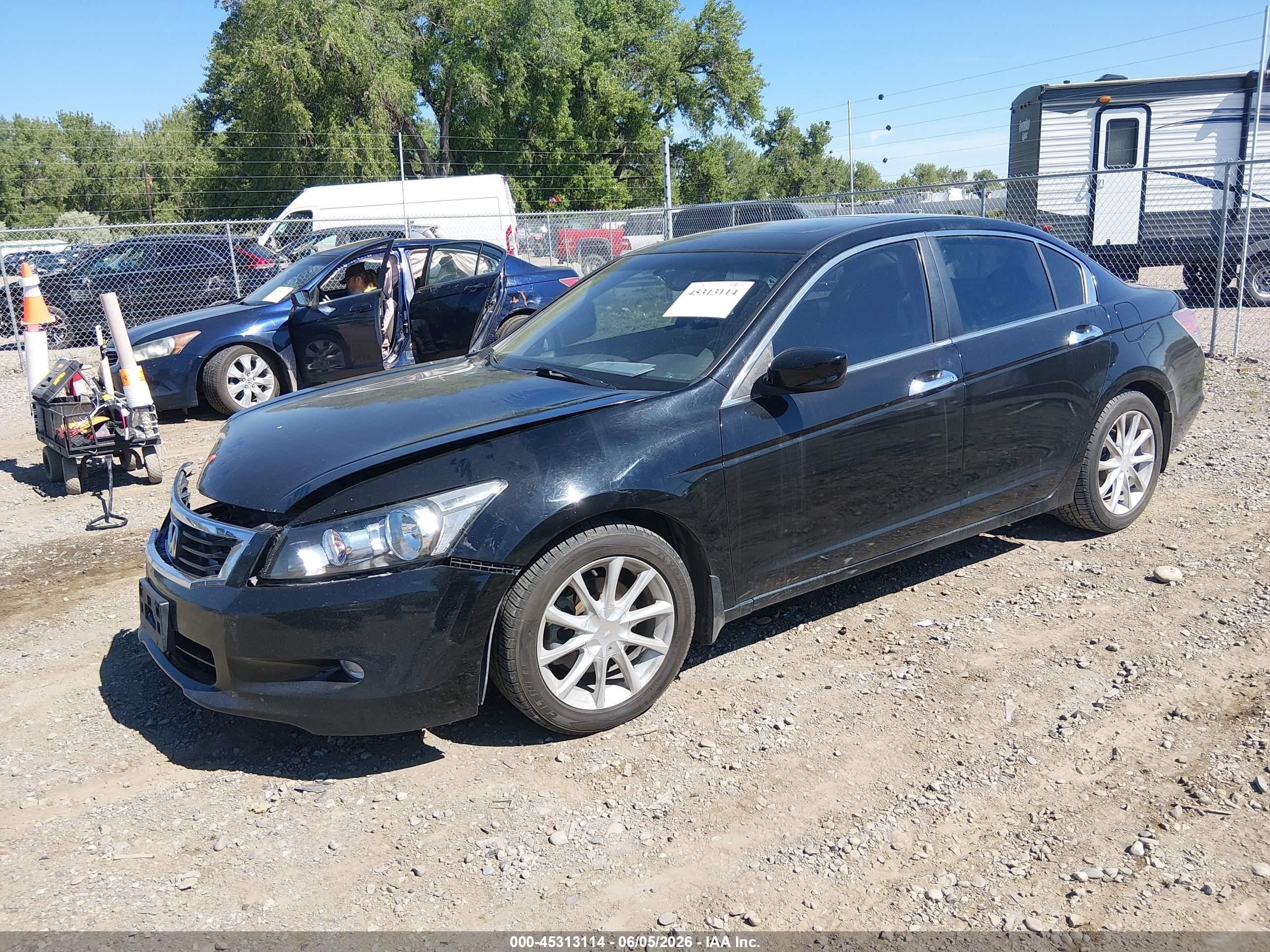 2009 Honda Accord 3.5 Ex-l Черный vin: 1HGCP36839A020095