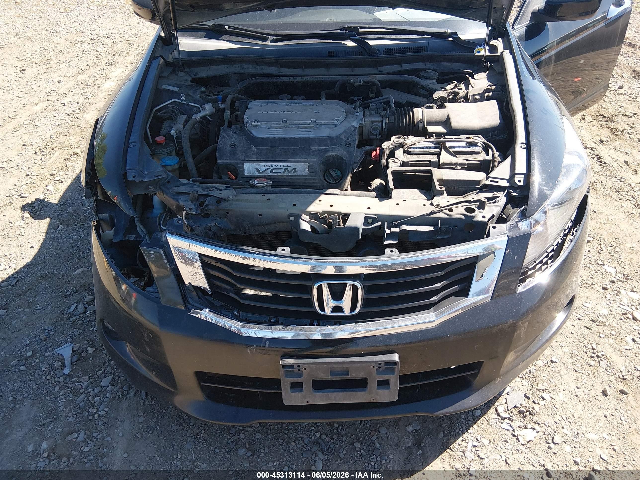 2009 Honda Accord 3.5 Ex-l Черный vin: 1HGCP36839A020095