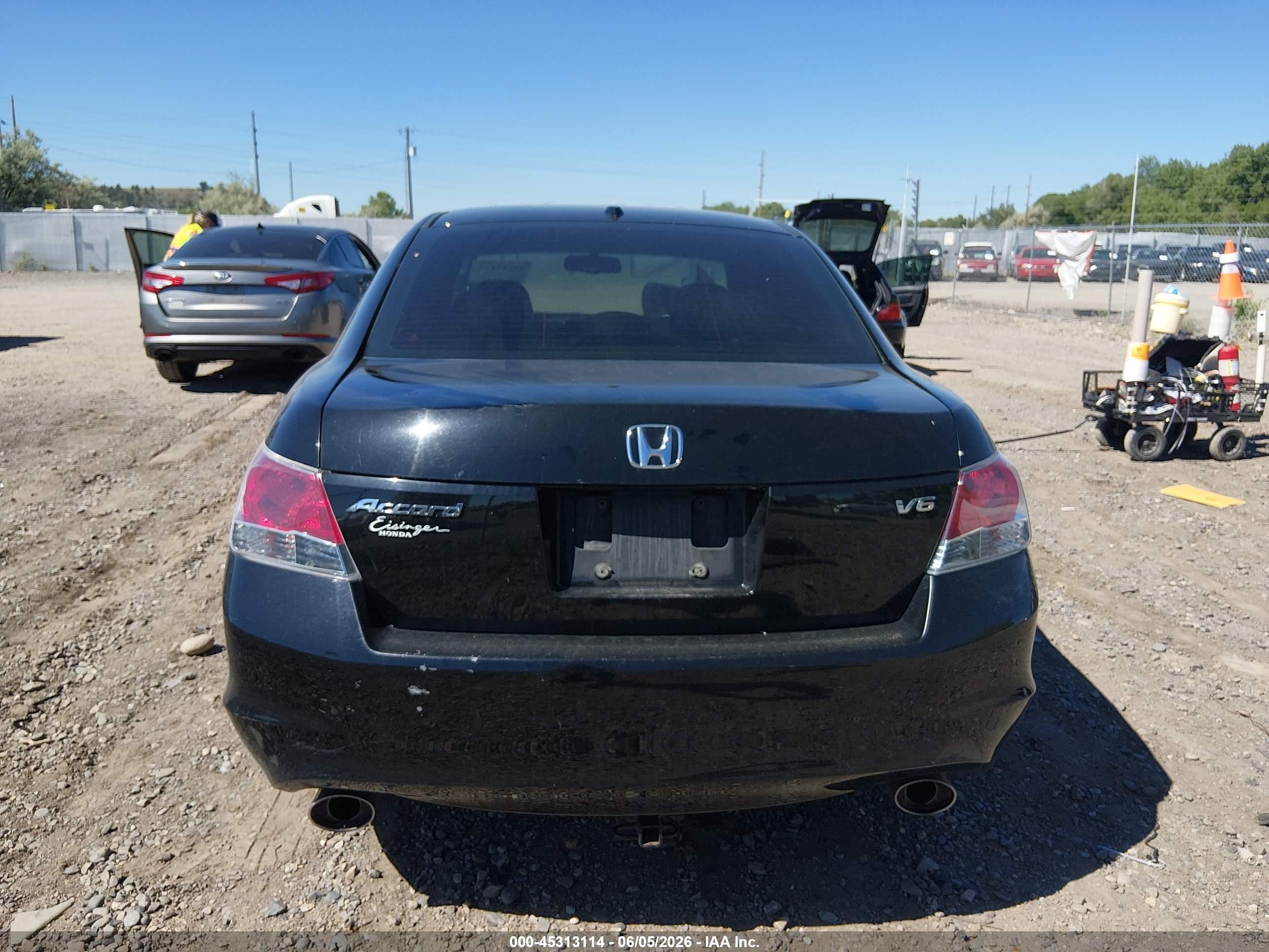 2009 Honda Accord 3.5 Ex-l Черный vin: 1HGCP36839A020095