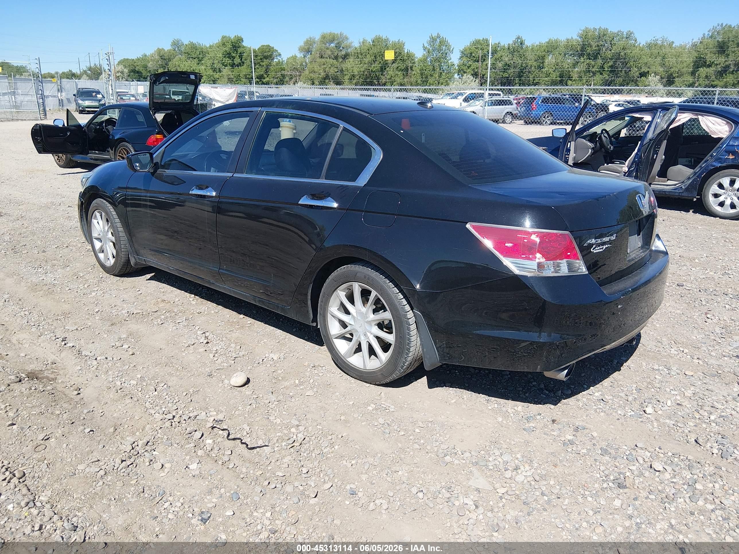 2009 Honda Accord 3.5 Ex-l Черный vin: 1HGCP36839A020095