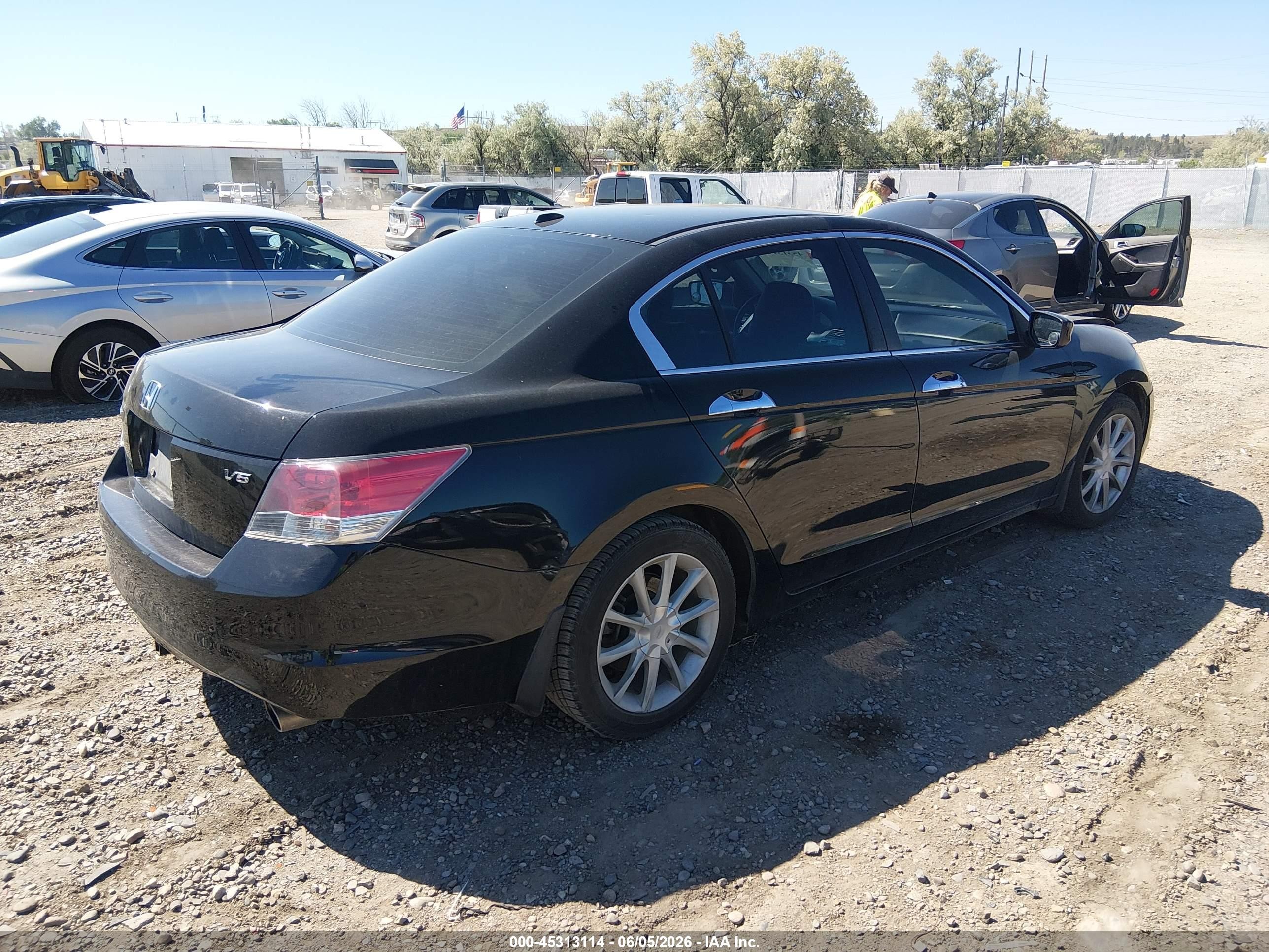 2009 Honda Accord 3.5 Ex-l Черный vin: 1HGCP36839A020095