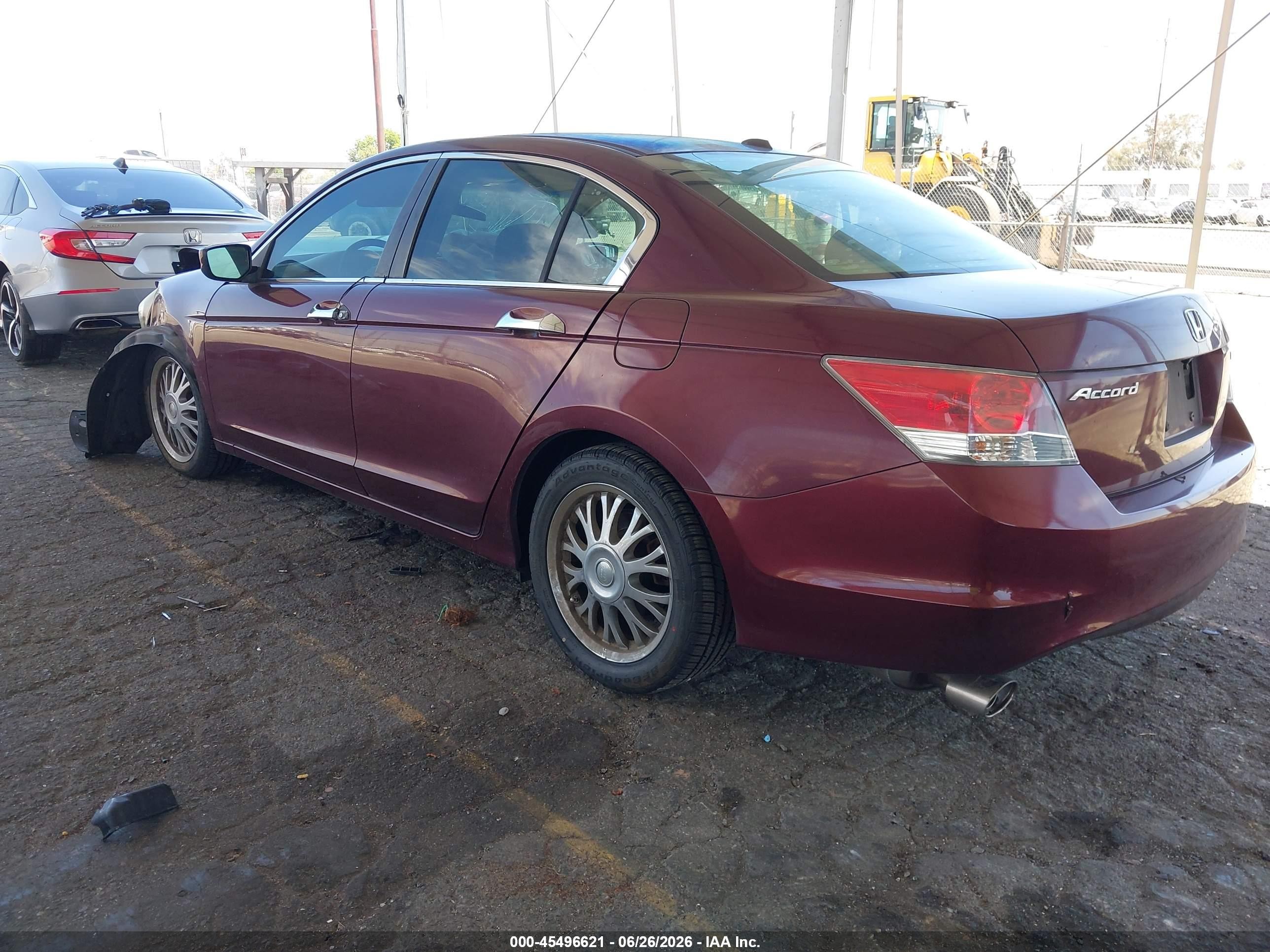 2009 Honda Accord 3.5 Ex-l Бежевый vin: 1HGCP36839A028391