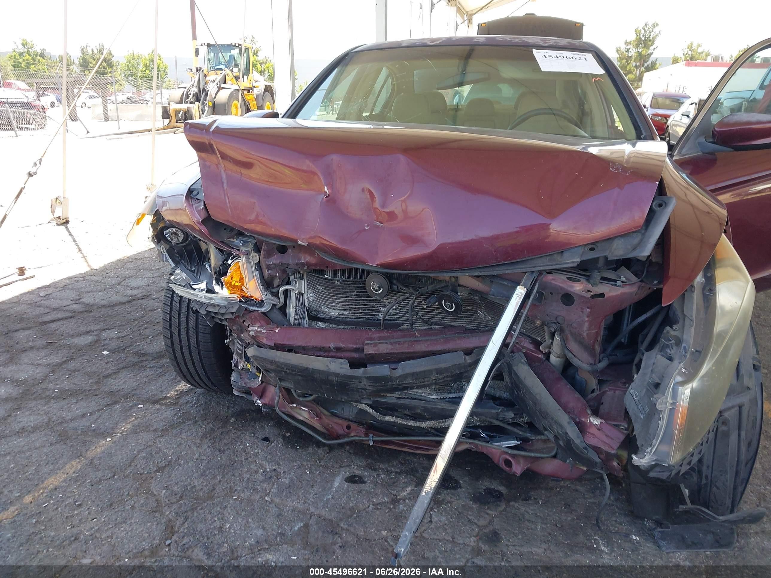 2009 Honda Accord 3.5 Ex-l Бежевый vin: 1HGCP36839A028391