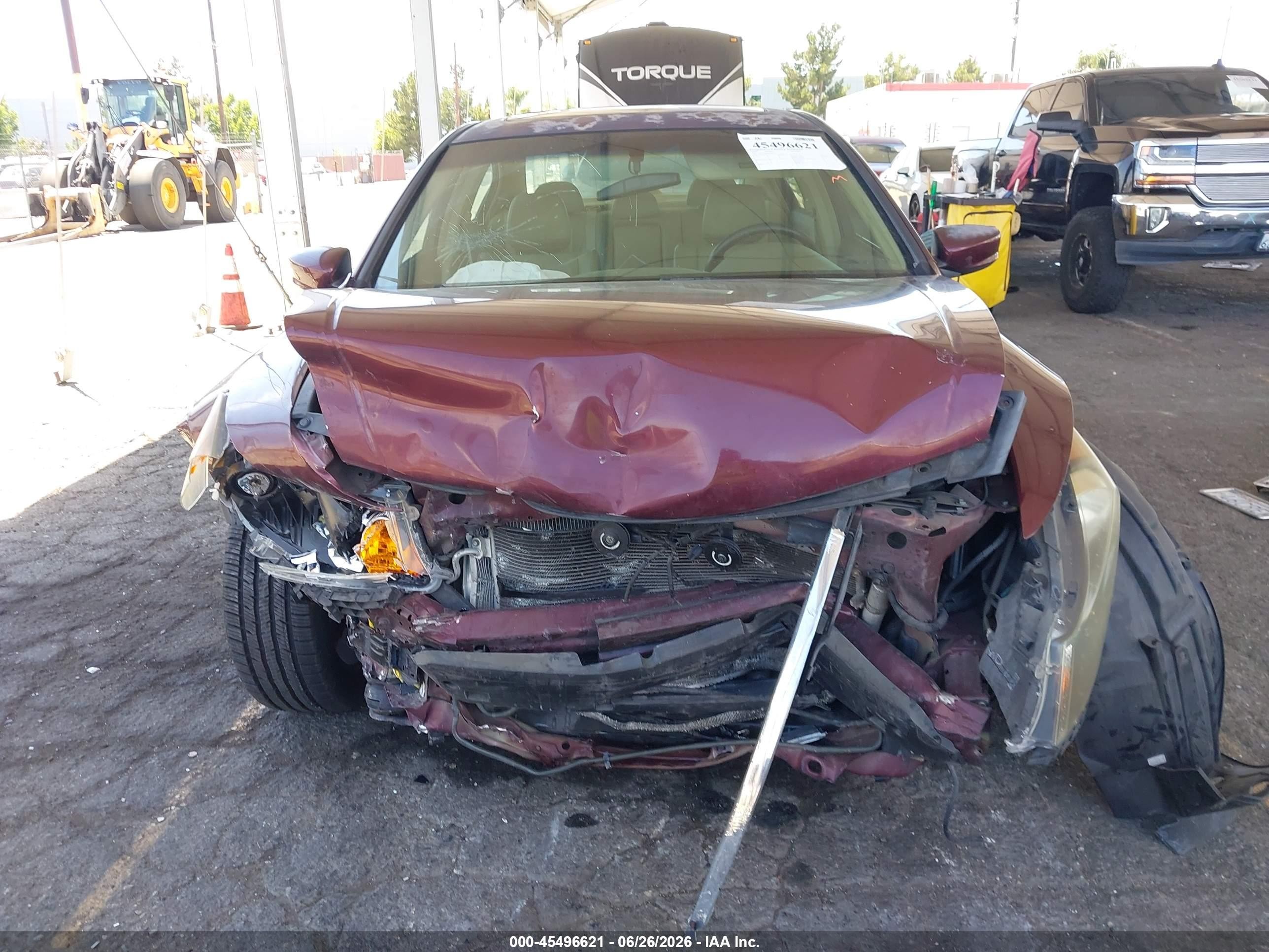 2009 Honda Accord 3.5 Ex-l Бежевый vin: 1HGCP36839A028391