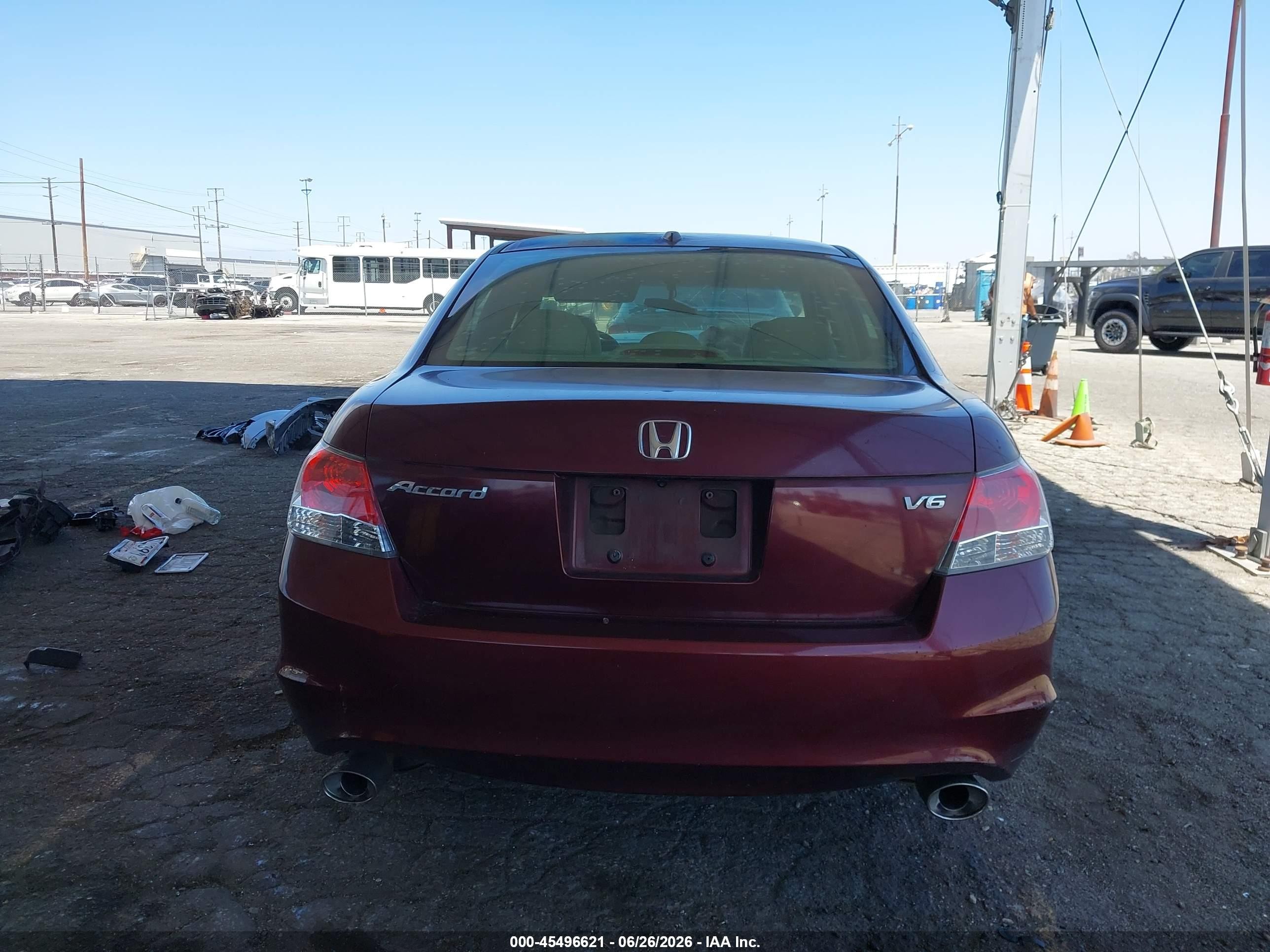 2009 Honda Accord 3.5 Ex-l Бежевый vin: 1HGCP36839A028391