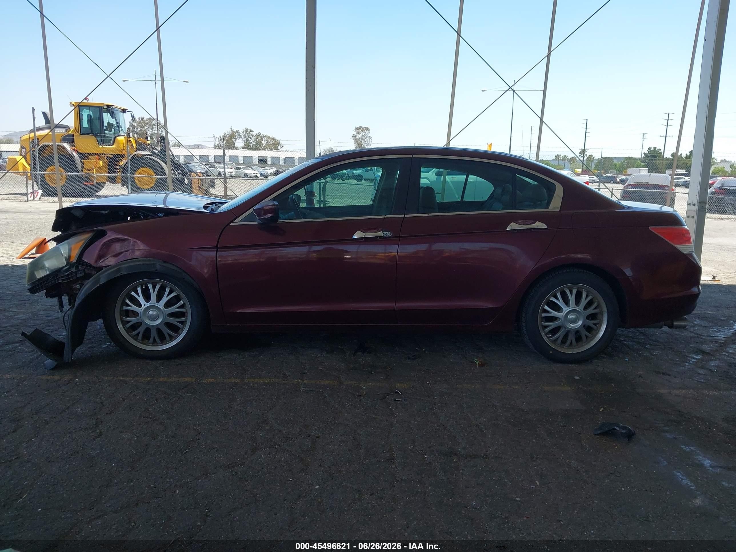 2009 Honda Accord 3.5 Ex-l Бежевый vin: 1HGCP36839A028391