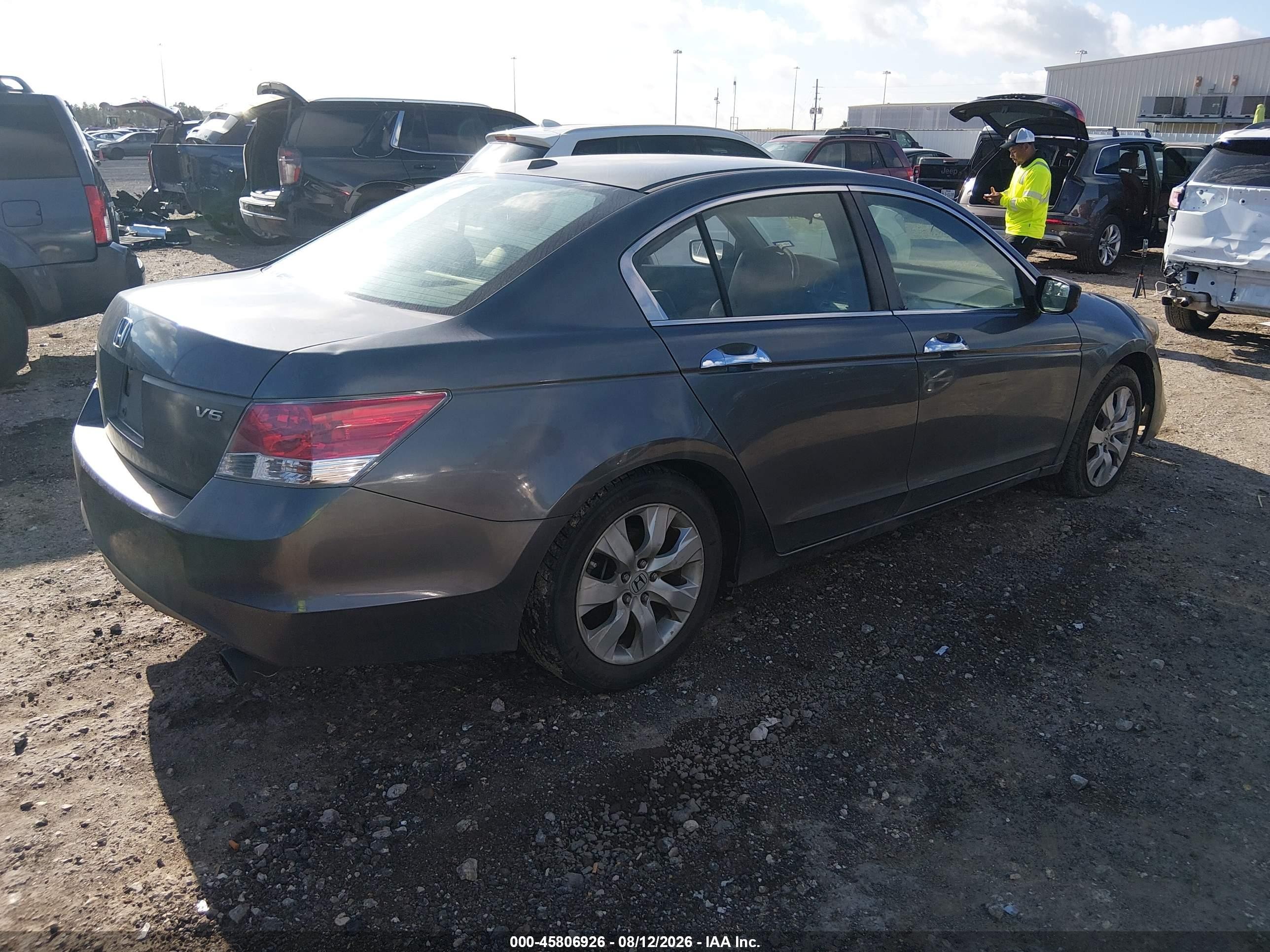 2009 Honda Accord 3.5 Ex-l Gray vin: 1HGCP36839A031257
