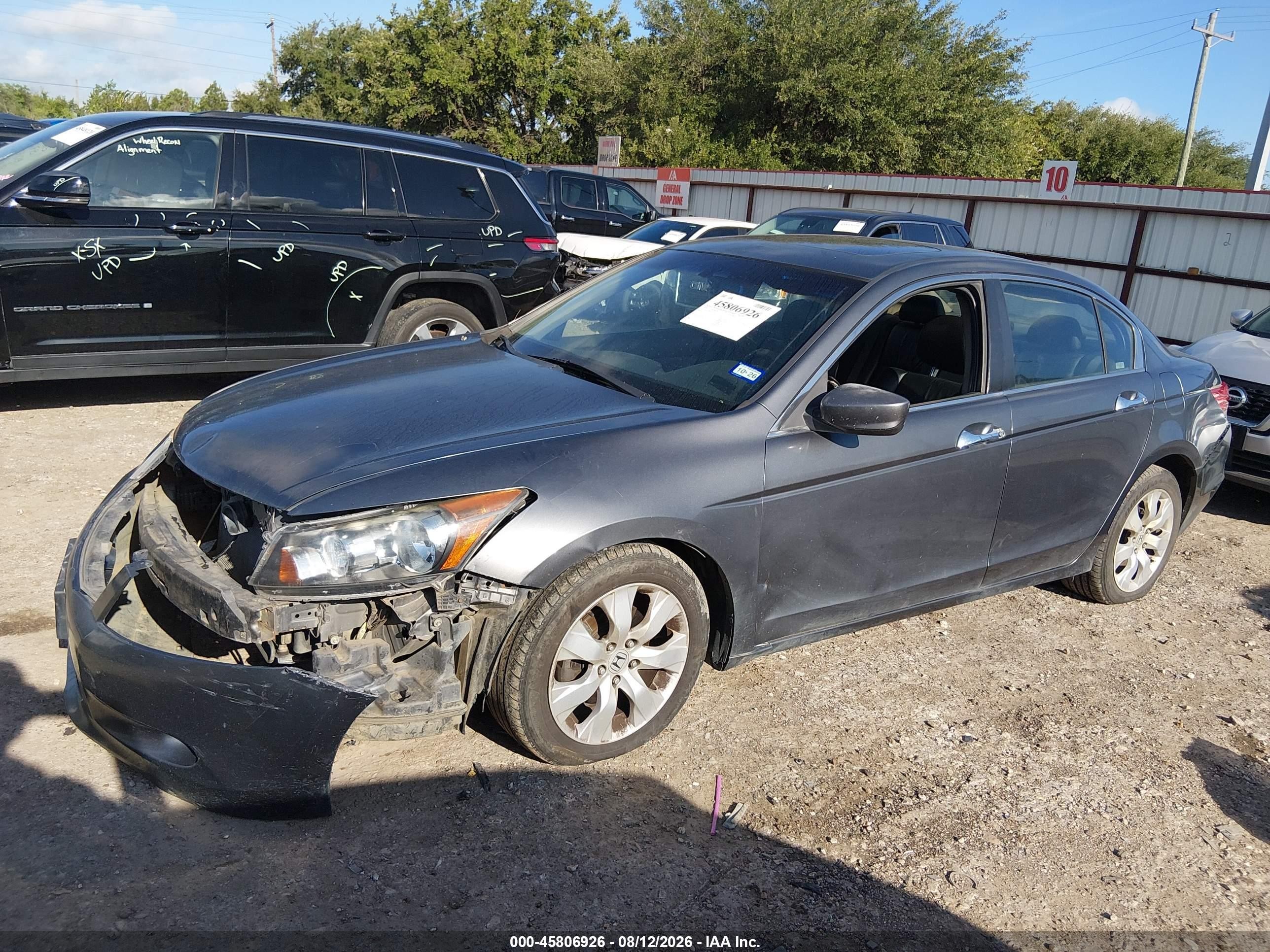 2009 Honda Accord 3.5 Ex-l Gray vin: 1HGCP36839A031257
