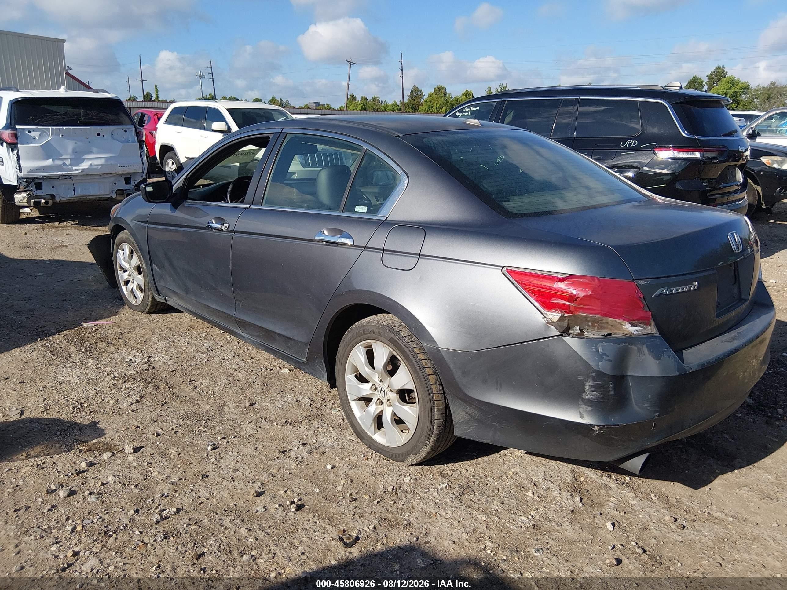 2009 Honda Accord 3.5 Ex-l Gray vin: 1HGCP36839A031257