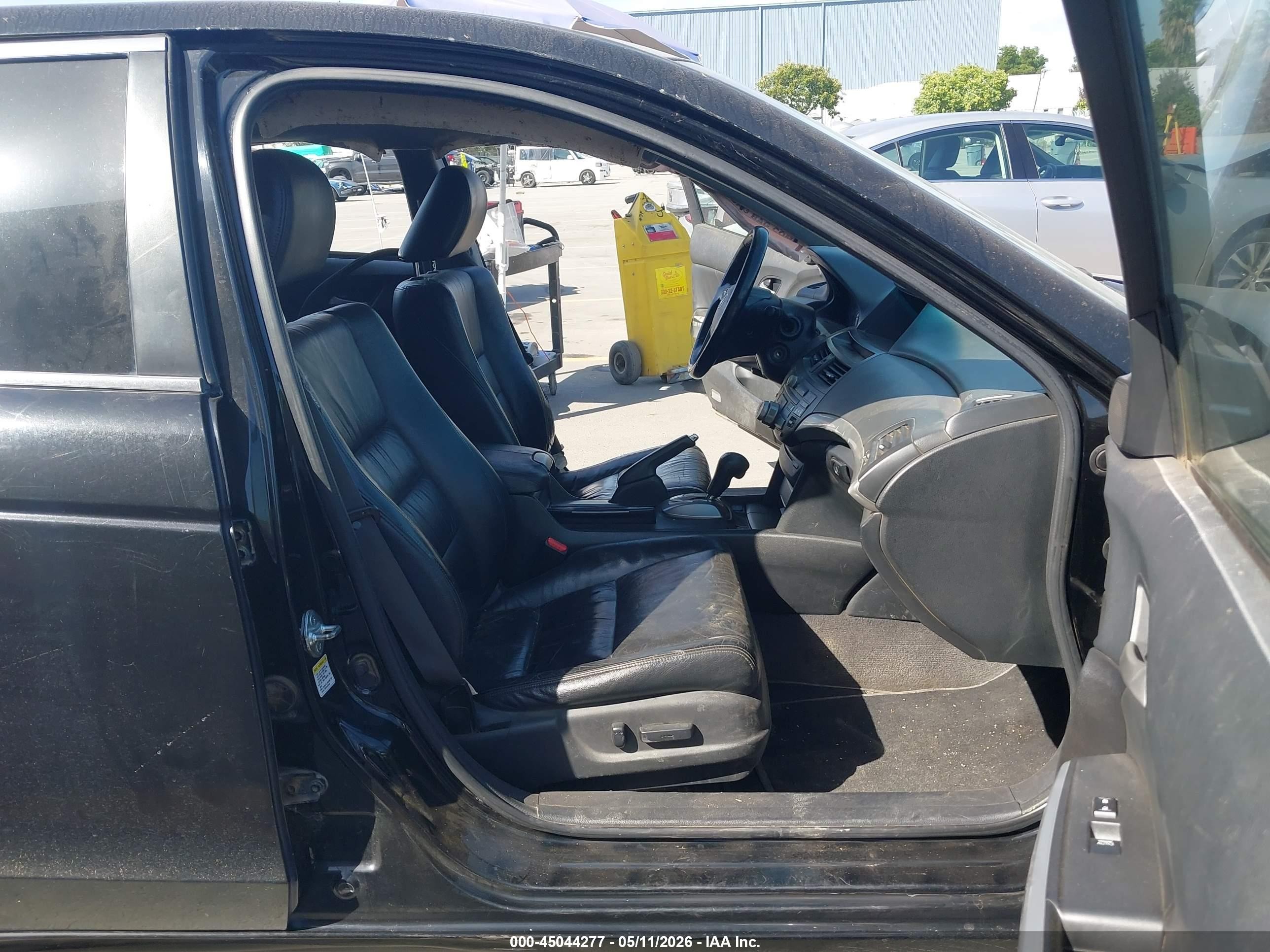 2009 Honda Accord 3.5 Ex-l Black vin: 1HGCP36839A038435